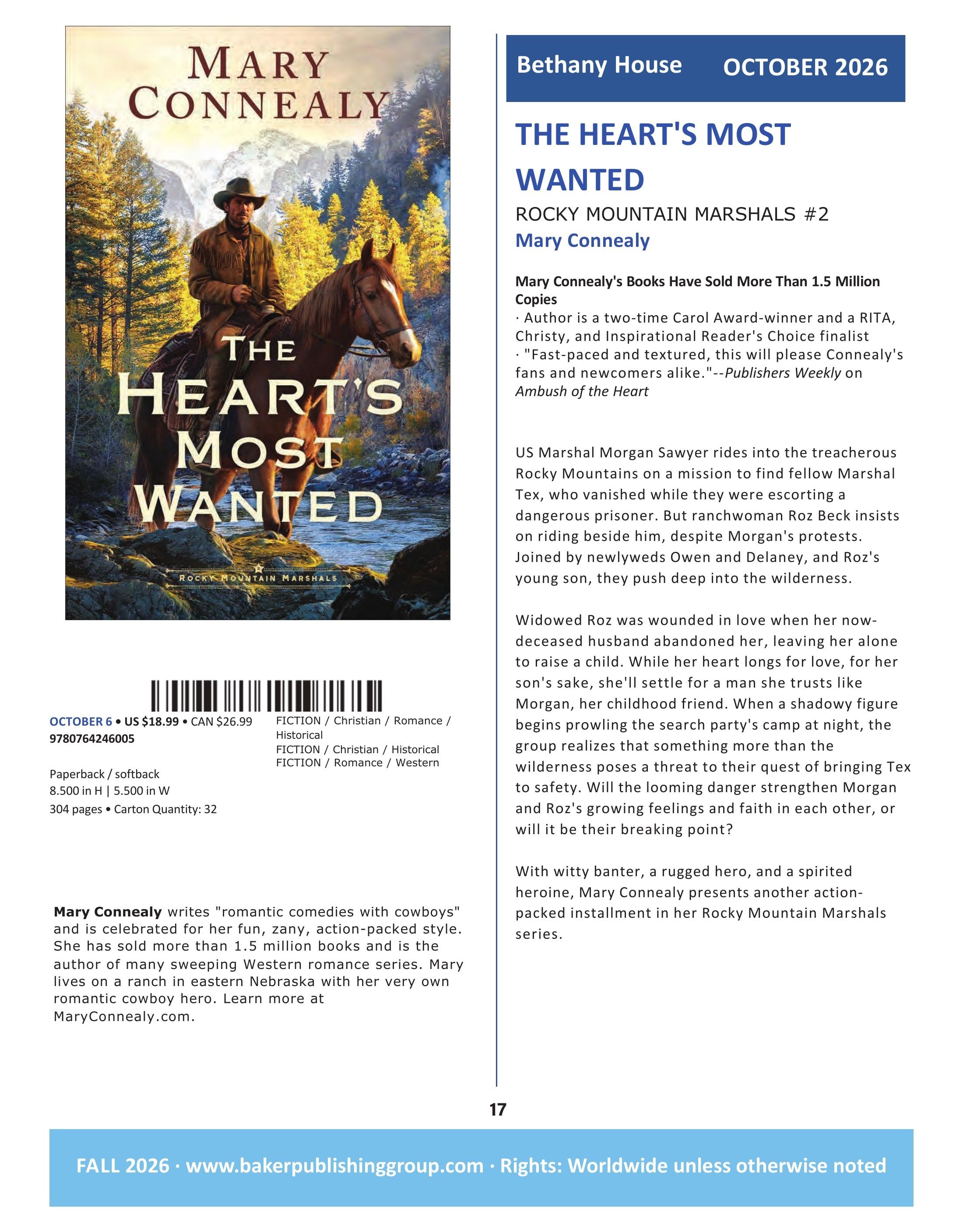 Baker Publishing Group Fall Fiction Catalog Weekly Ad August 1 - December 31, 2026