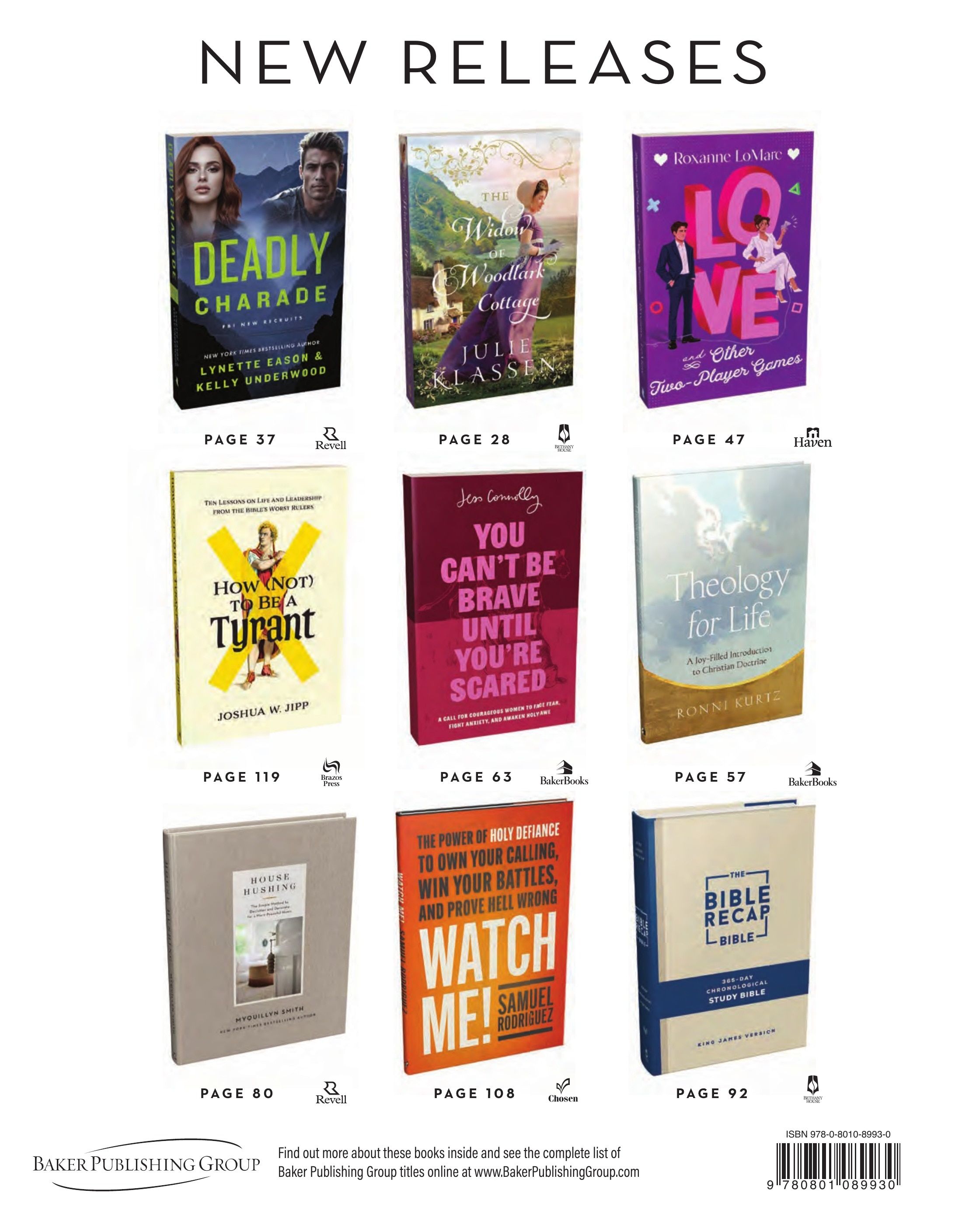 Baker Publishing Group Fall Fiction Catalog Weekly Ad August 1 - December 31, 2026