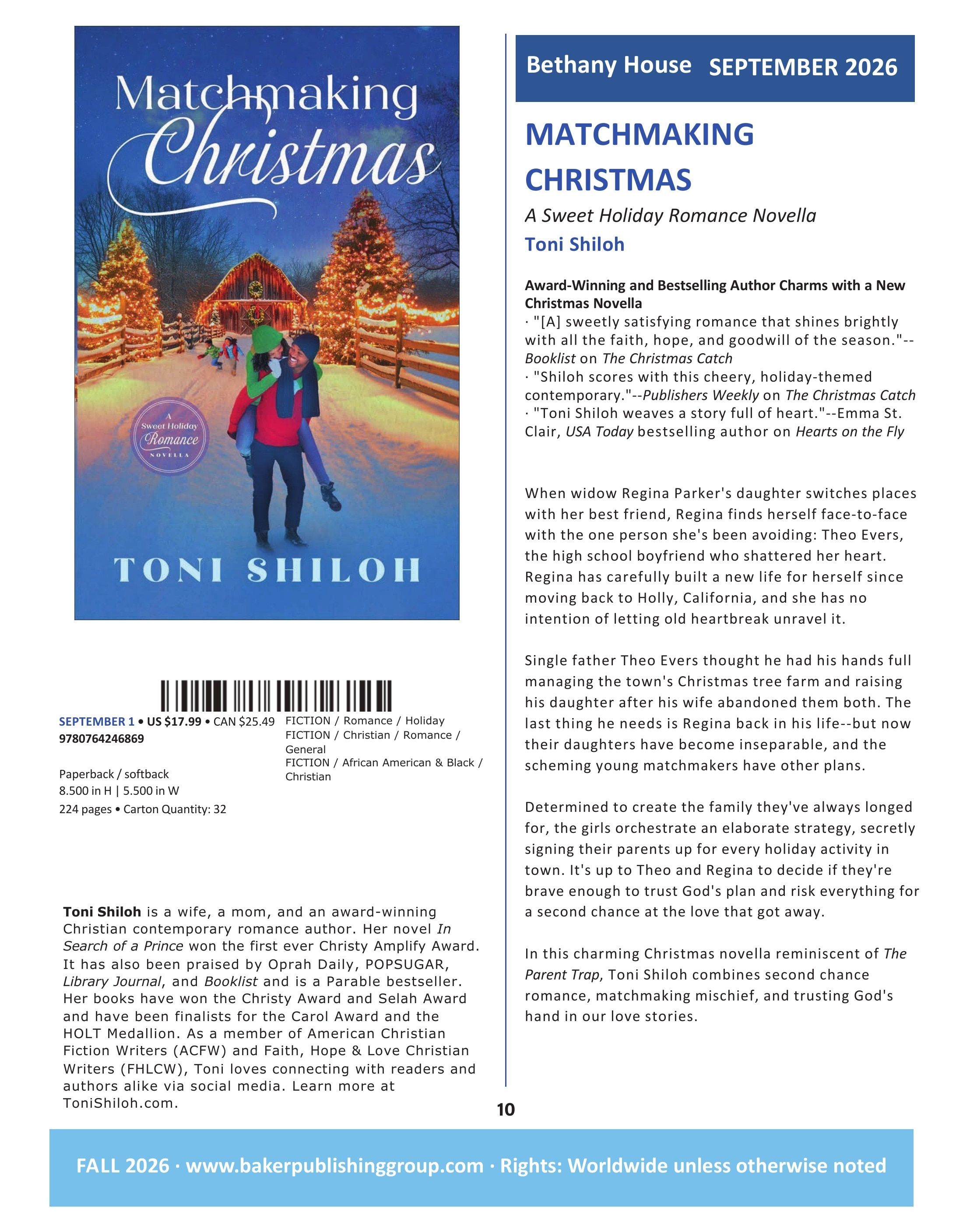 Baker Publishing Group Fall Fiction Catalog Weekly Ad August 1 - December 31, 2026