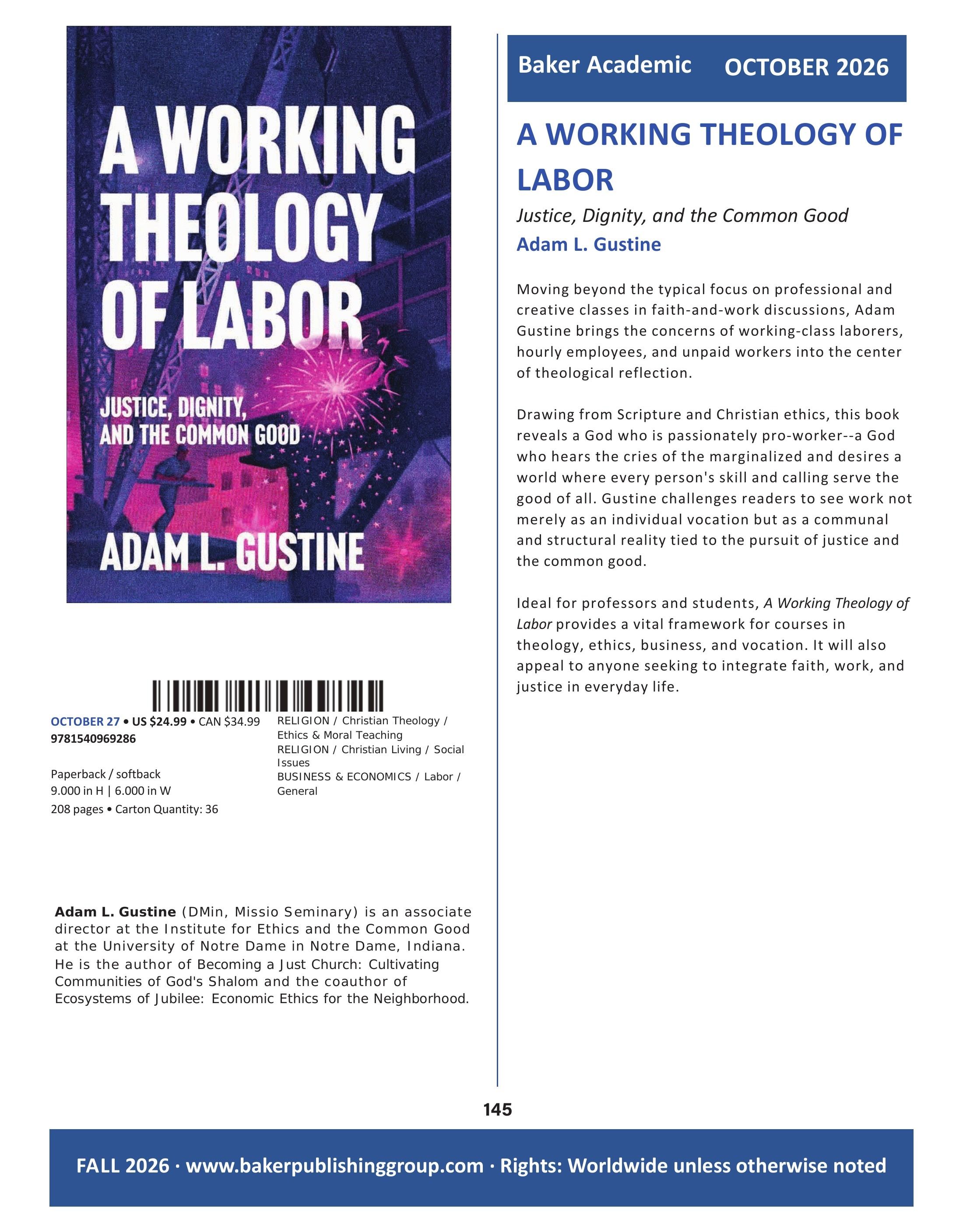 Baker Publishing Group Fall Nonfiction Catalog Weekly Ad August 1 - December 31, 2026