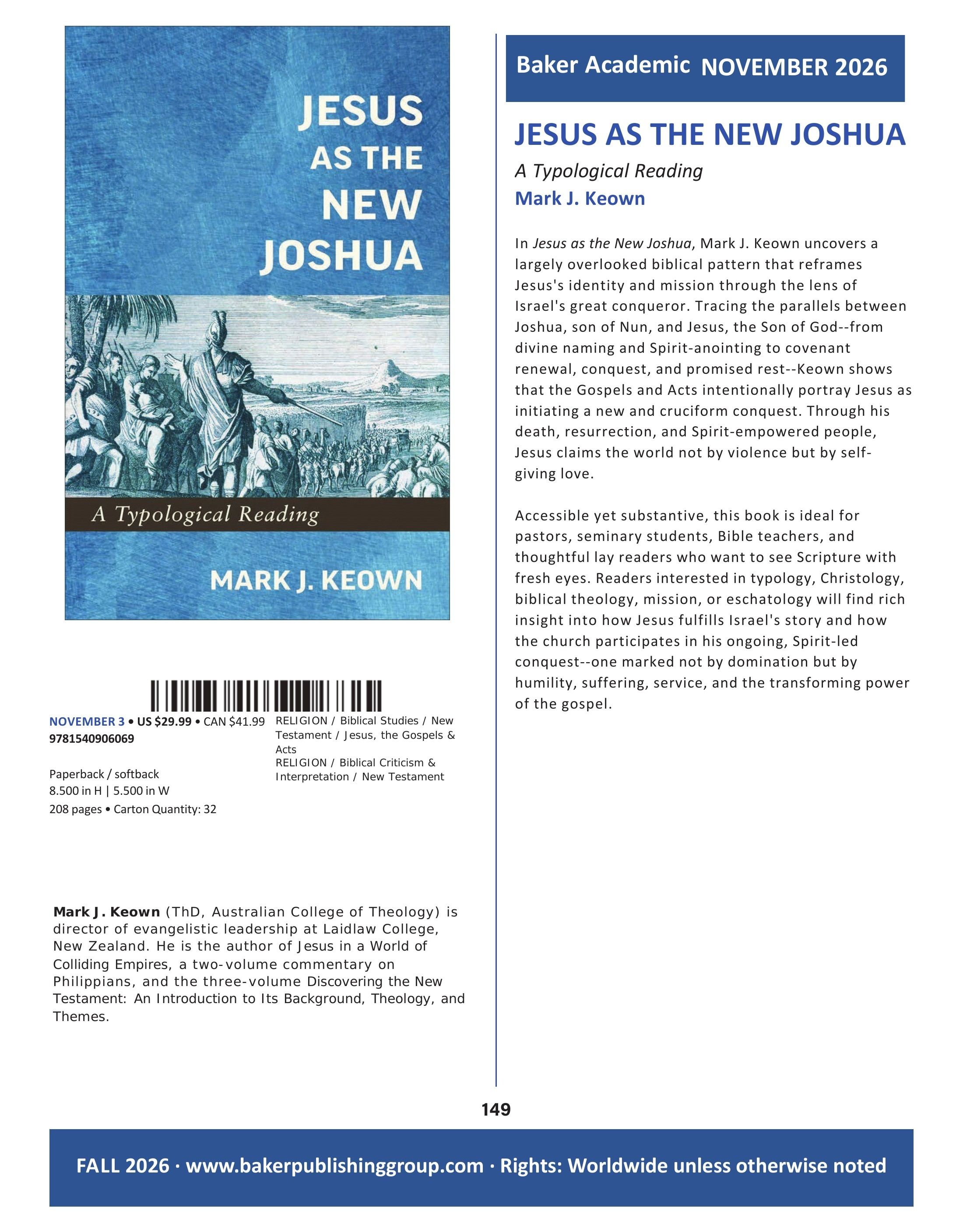 Baker Publishing Group Fall Nonfiction Catalog Weekly Ad August 1 - December 31, 2026