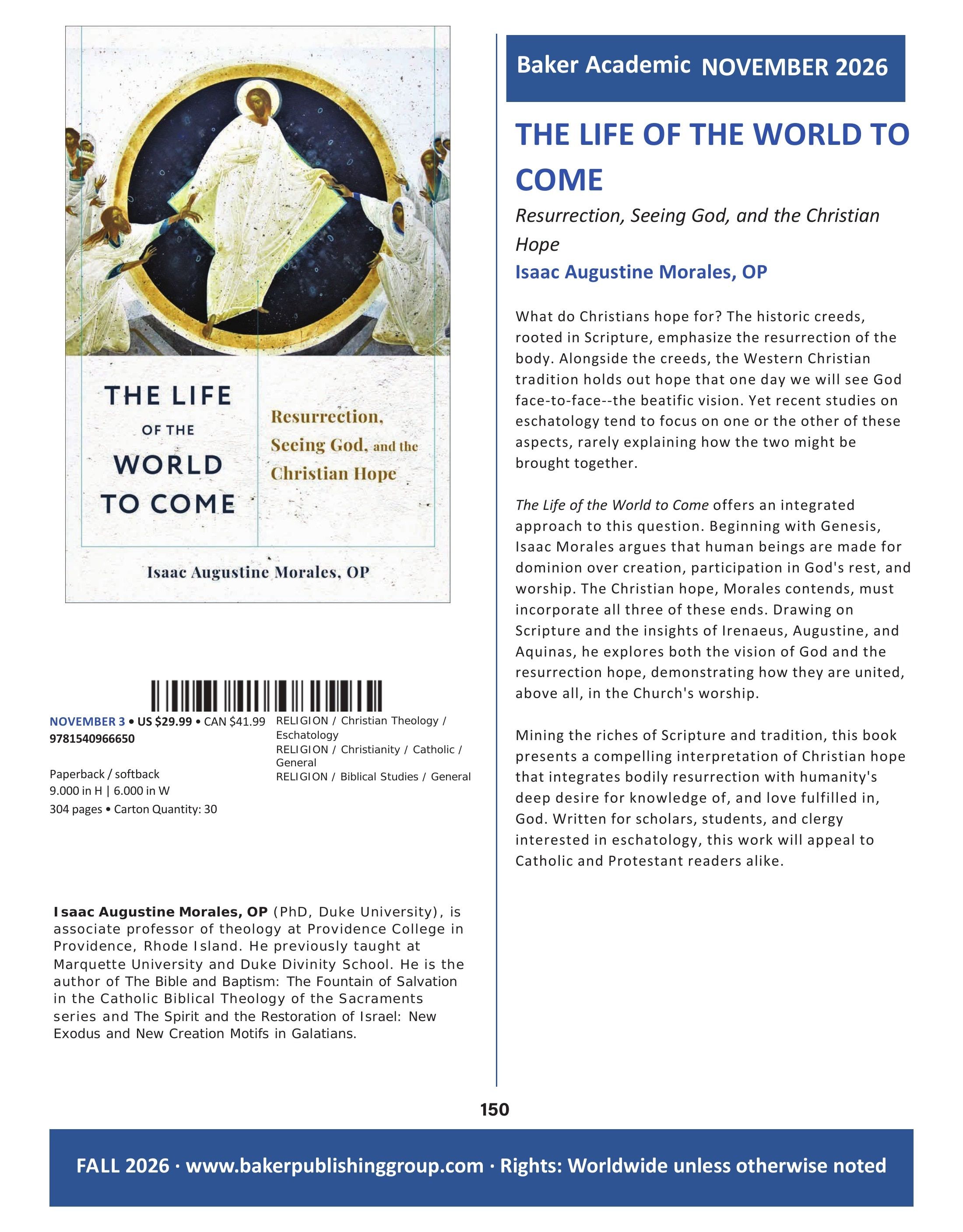 Baker Publishing Group Fall Nonfiction Catalog Weekly Ad August 1 - December 31, 2026