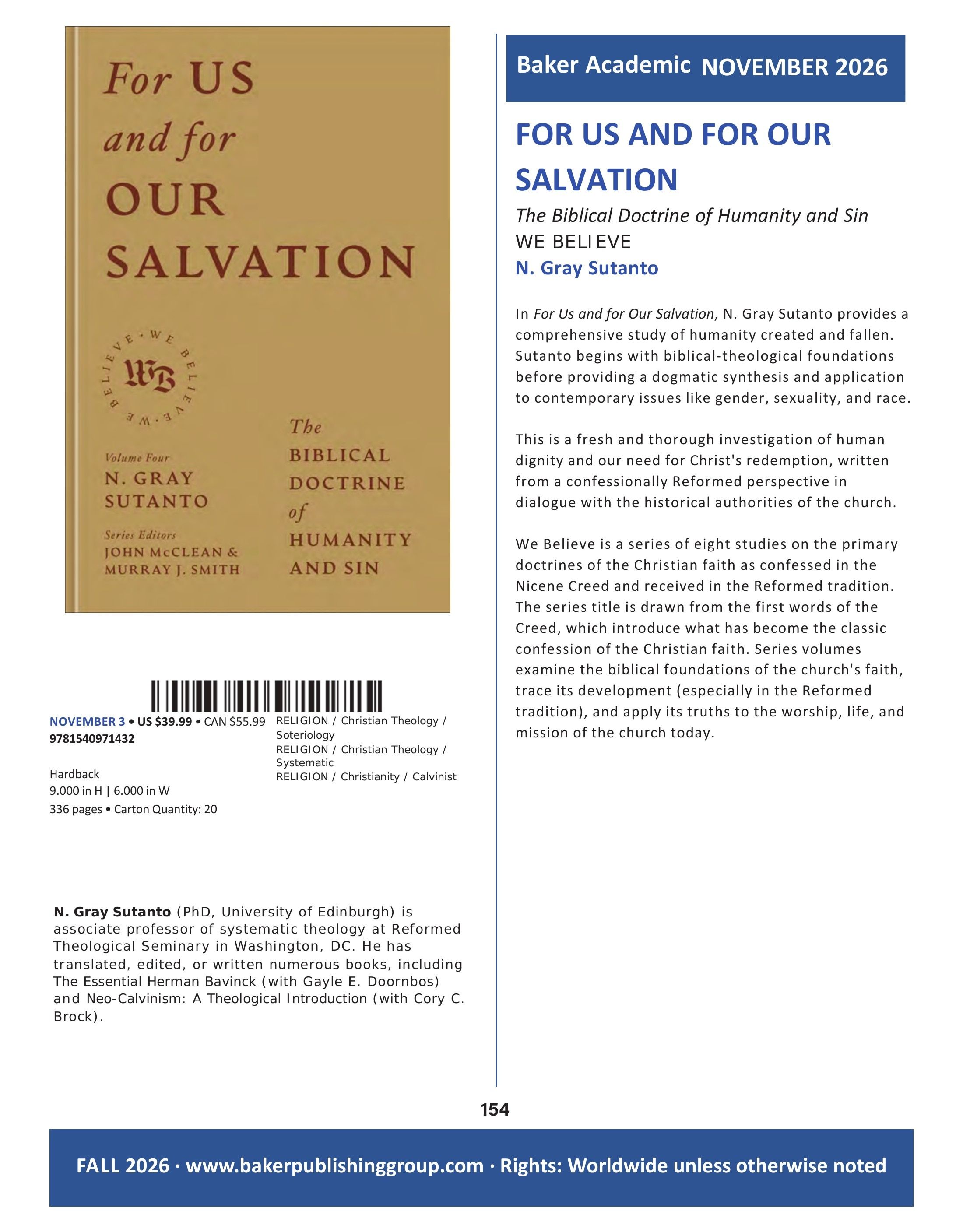 Baker Publishing Group Fall Nonfiction Catalog Weekly Ad August 1 - December 31, 2026