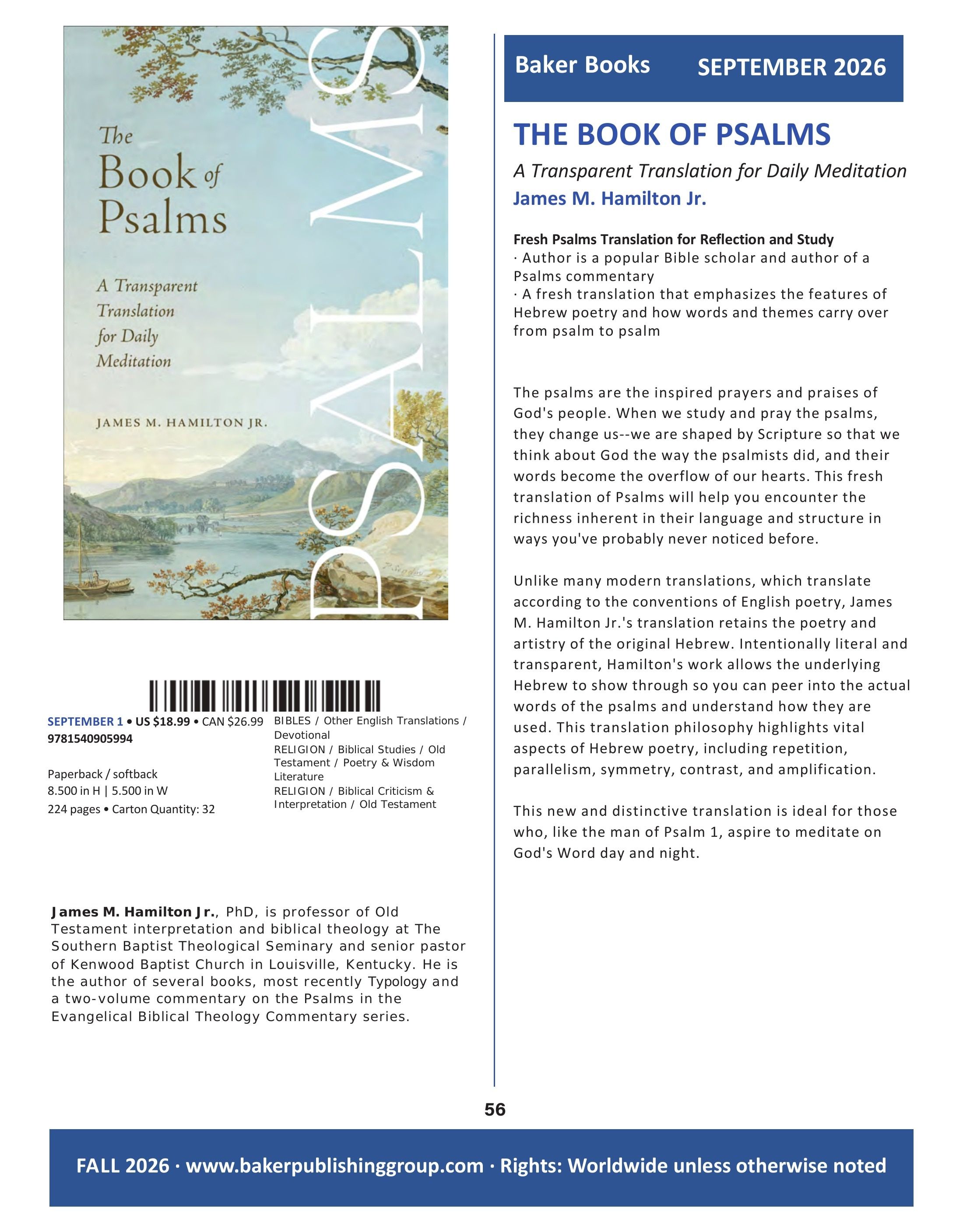 Baker Publishing Group Fall Nonfiction Catalog Weekly Ad August 1 - December 31, 2026