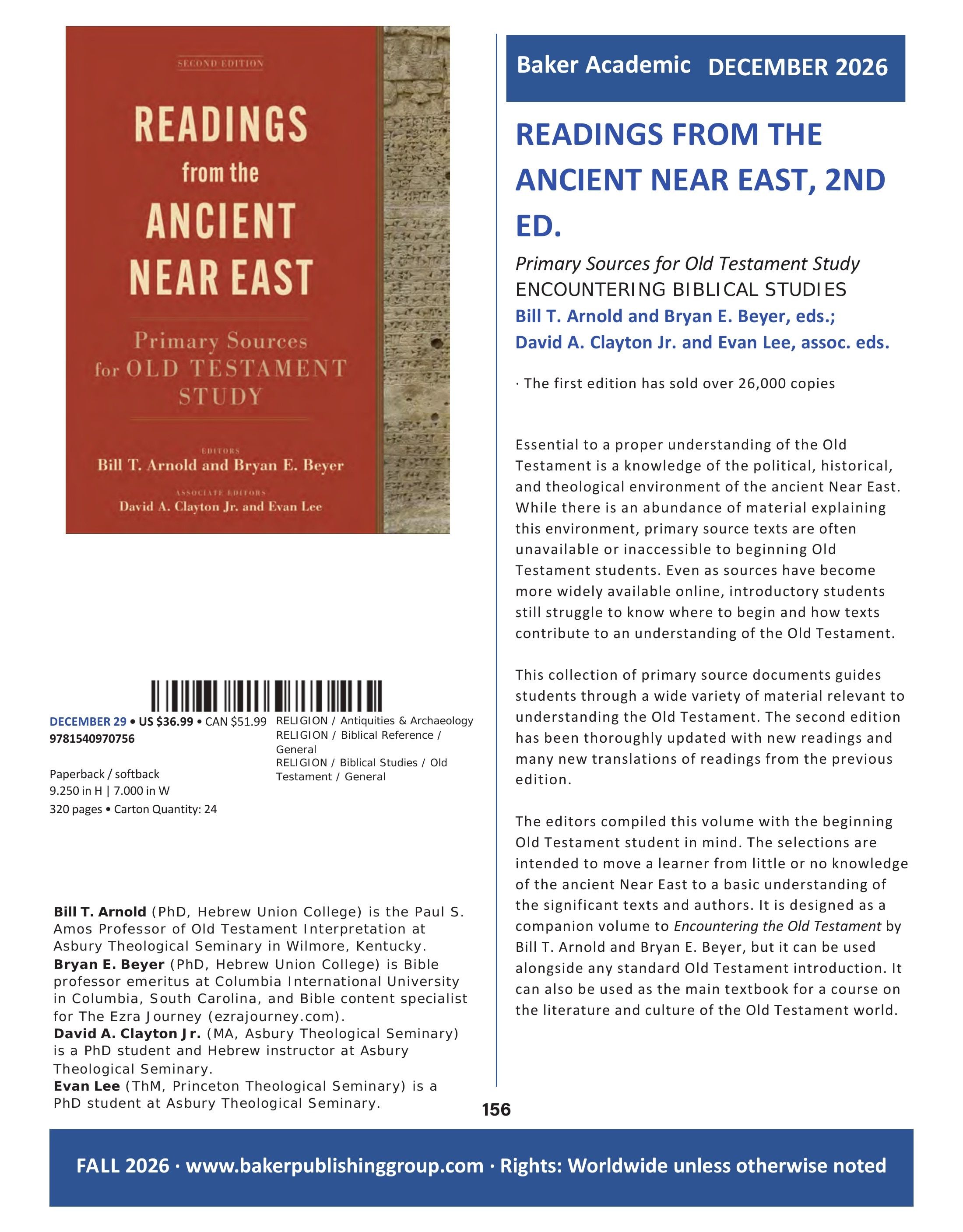Baker Publishing Group Fall Nonfiction Catalog Weekly Ad August 1 - December 31, 2026