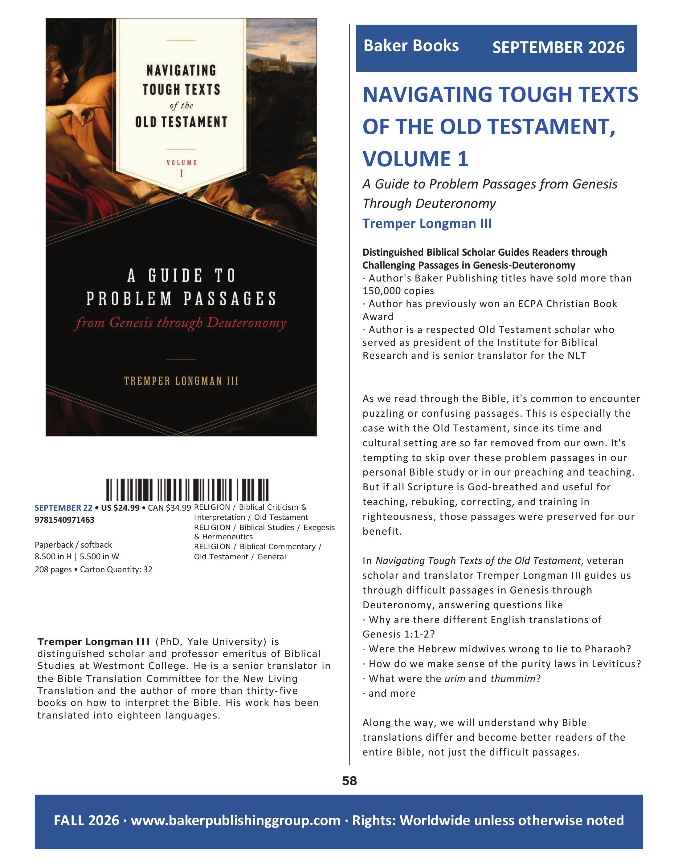 Baker Publishing Group Fall Nonfiction Catalog Weekly Ad August 1 - December 31, 2026