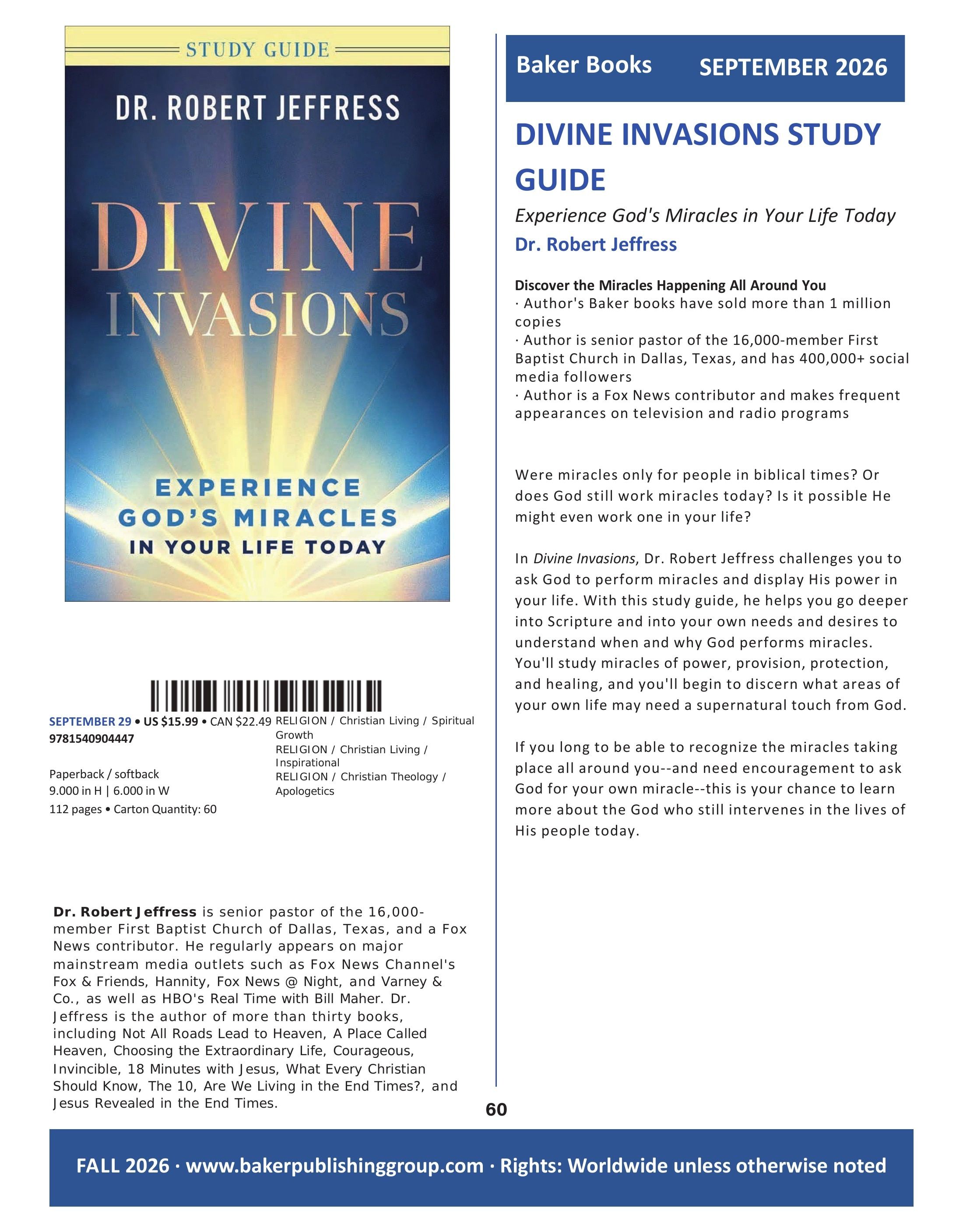 Baker Publishing Group Fall Nonfiction Catalog Weekly Ad August 1 - December 31, 2026