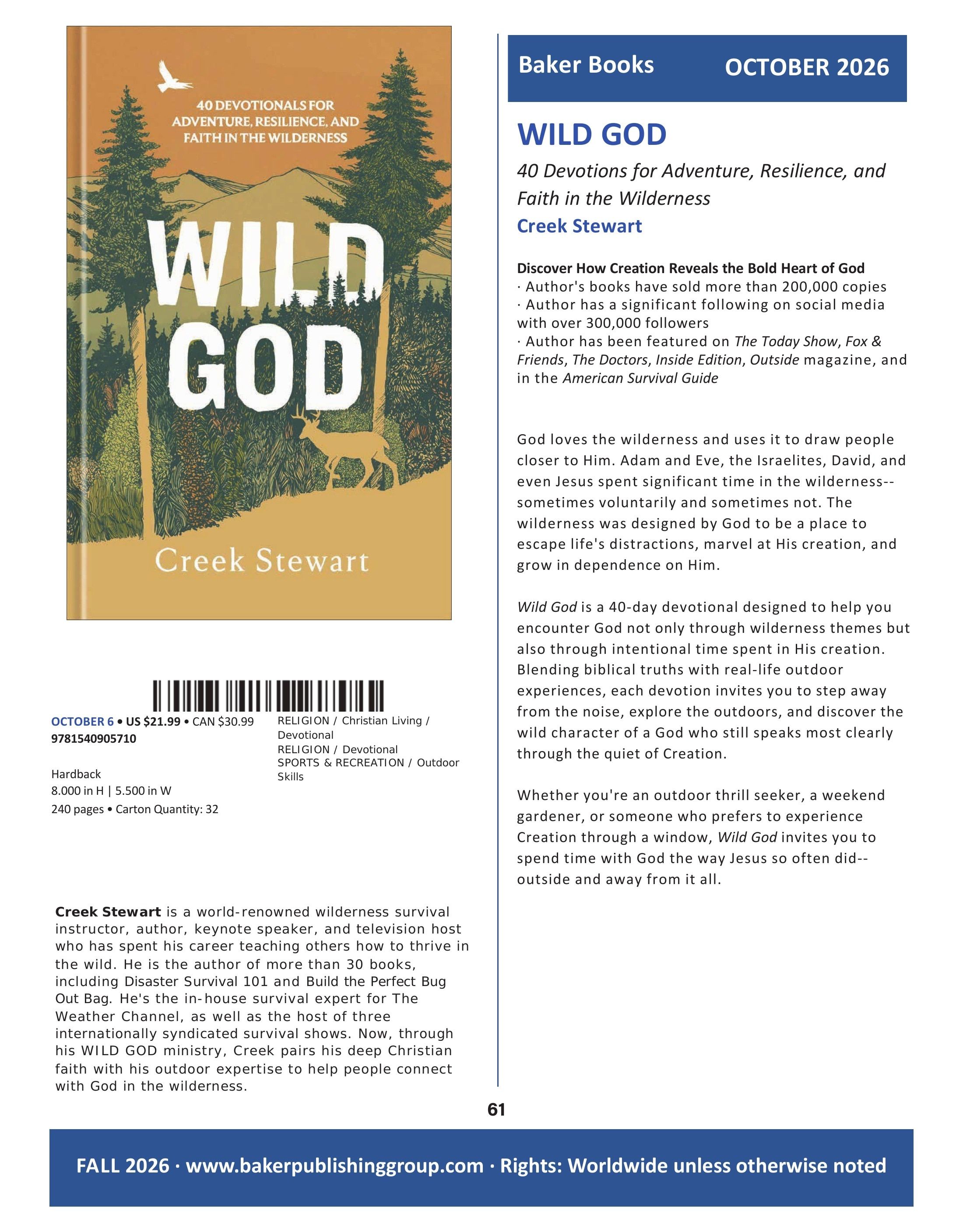 Baker Publishing Group Fall Nonfiction Catalog Weekly Ad August 1 - December 31, 2026