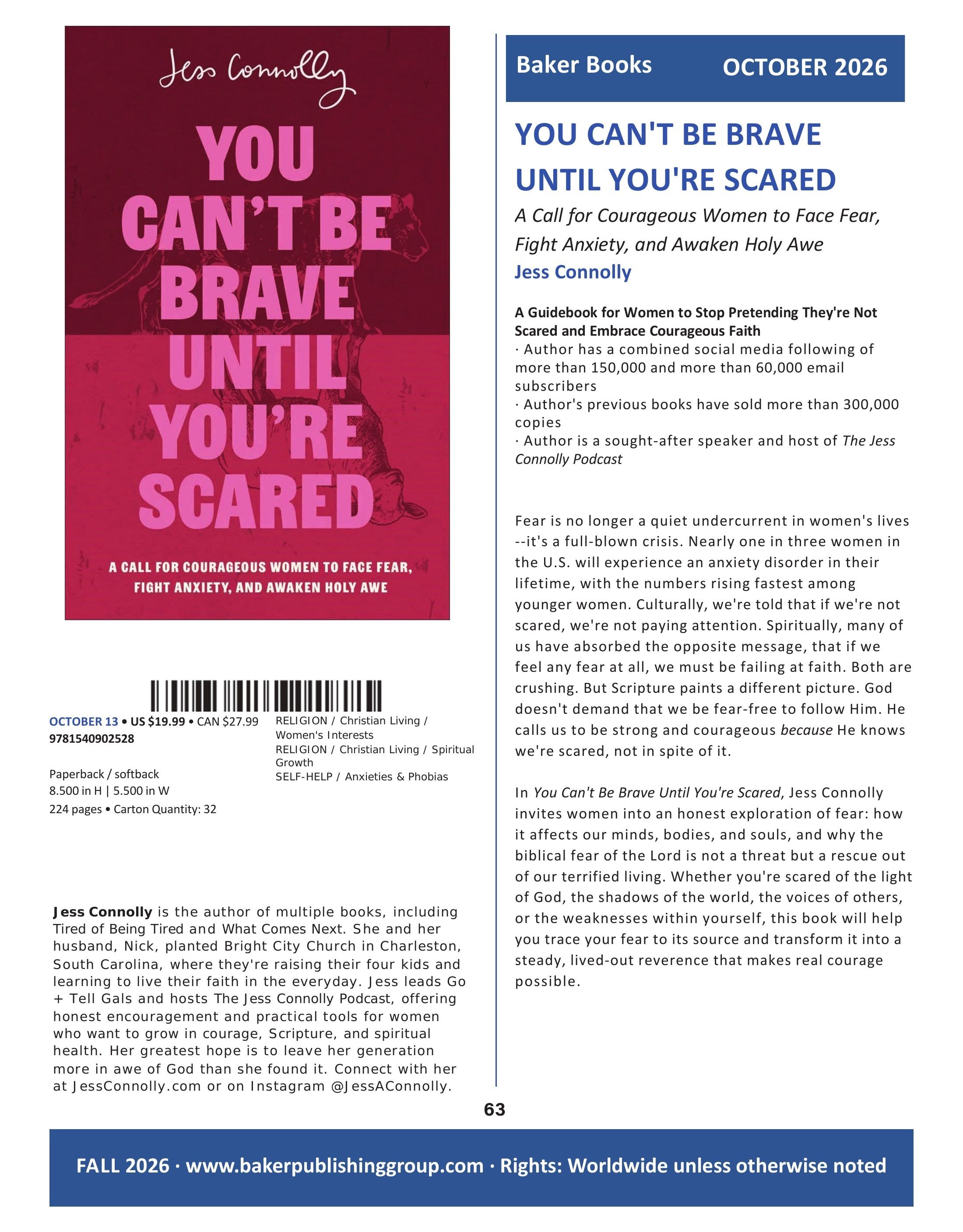 Baker Publishing Group Fall Nonfiction Catalog Weekly Ad August 1 - December 31, 2026