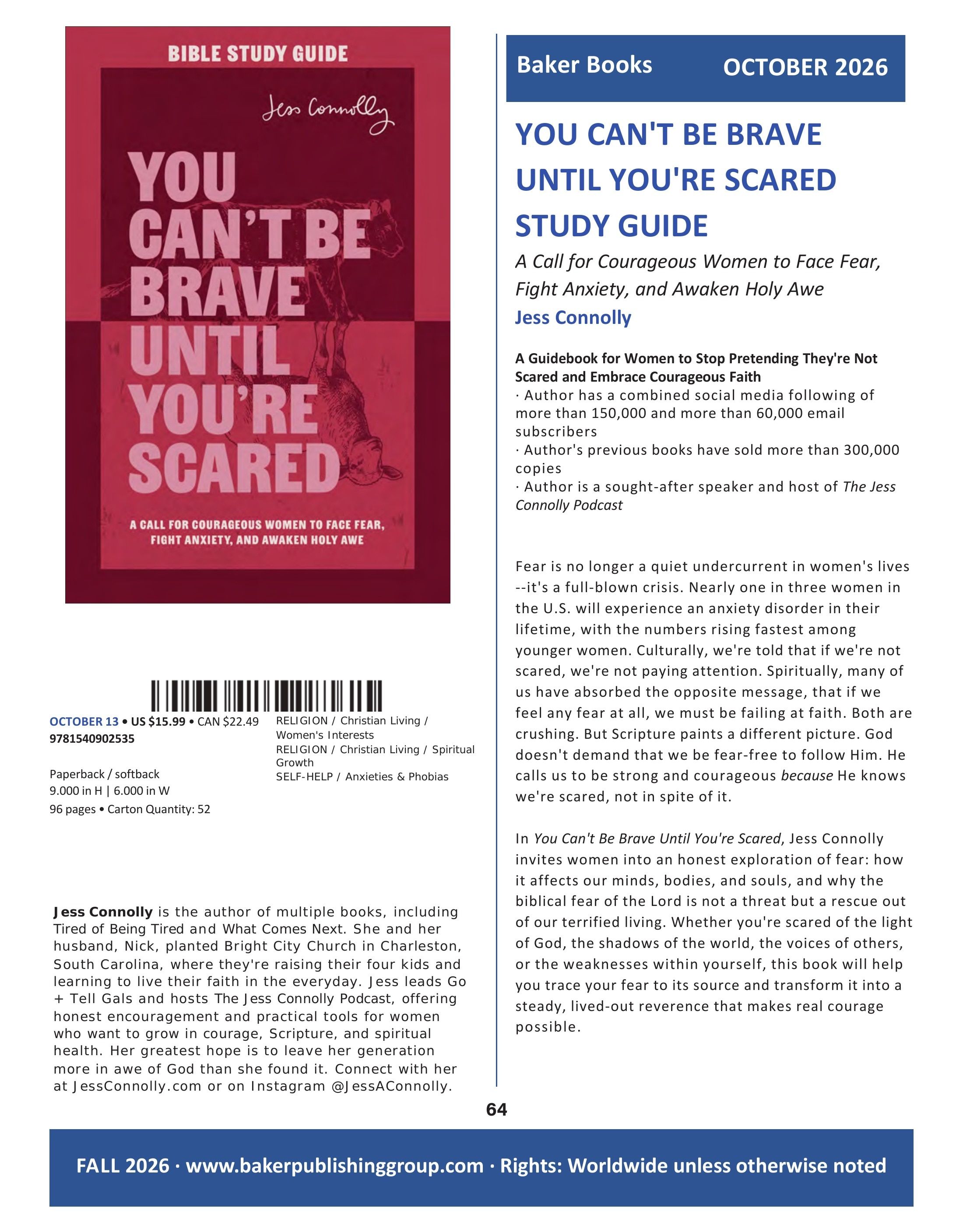 Baker Publishing Group Fall Nonfiction Catalog Weekly Ad August 1 - December 31, 2026