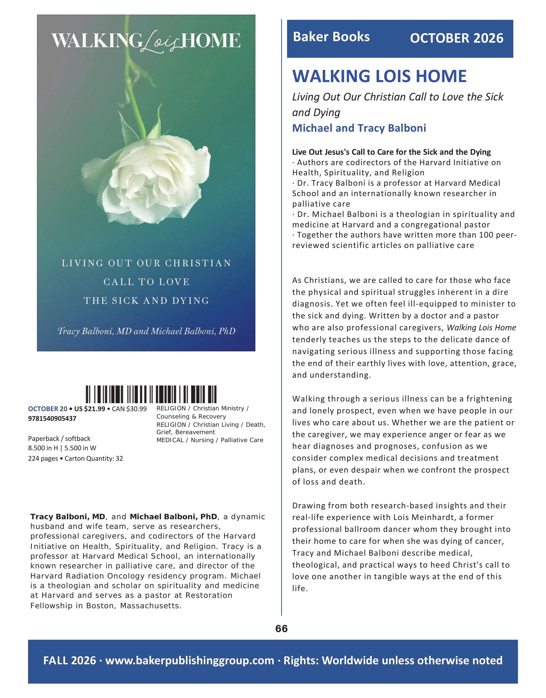 Baker Publishing Group Fall Nonfiction Catalog Weekly Ad August 1 - December 31, 2026