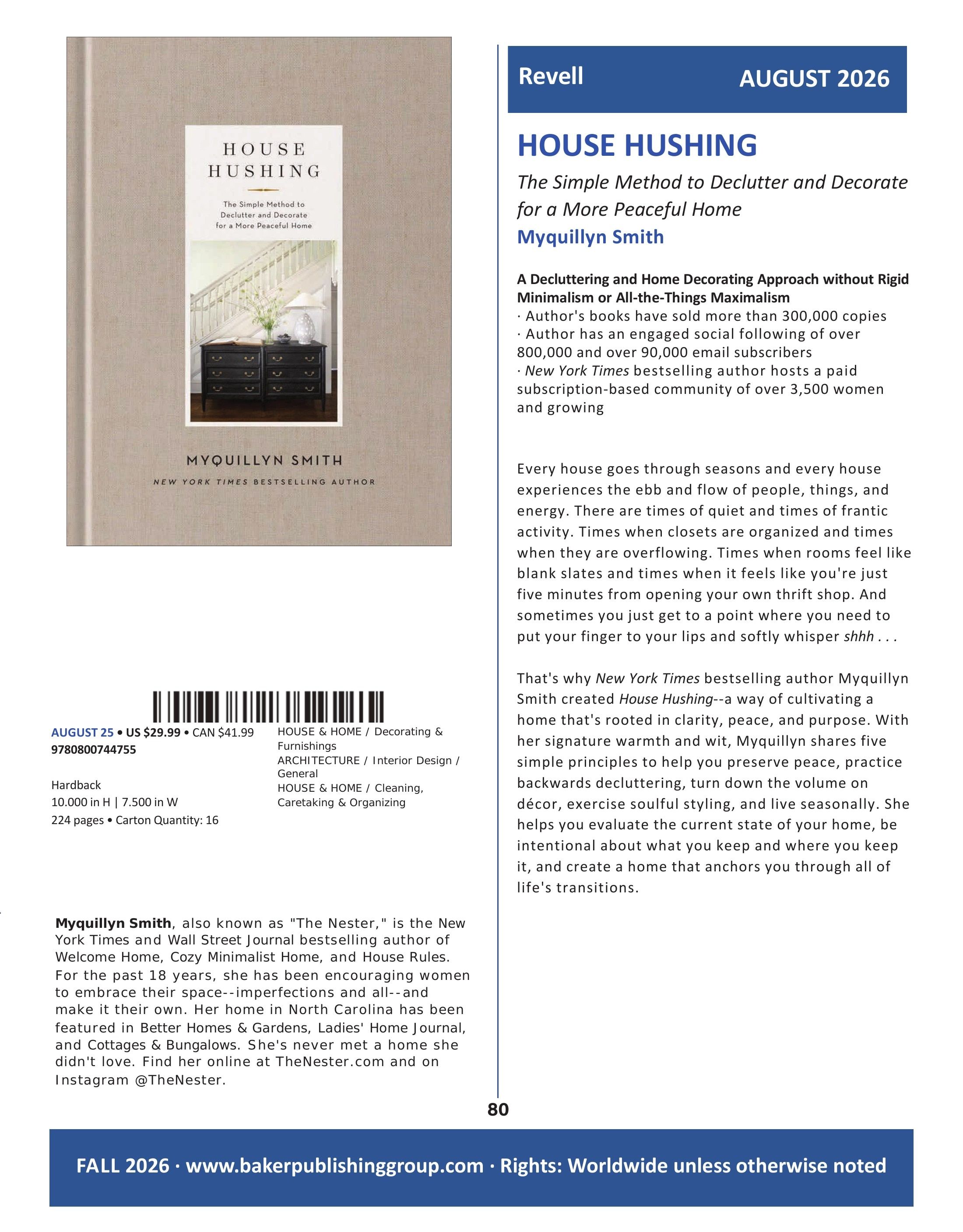 Baker Publishing Group Fall Nonfiction Catalog Weekly Ad August 1 - December 31, 2026