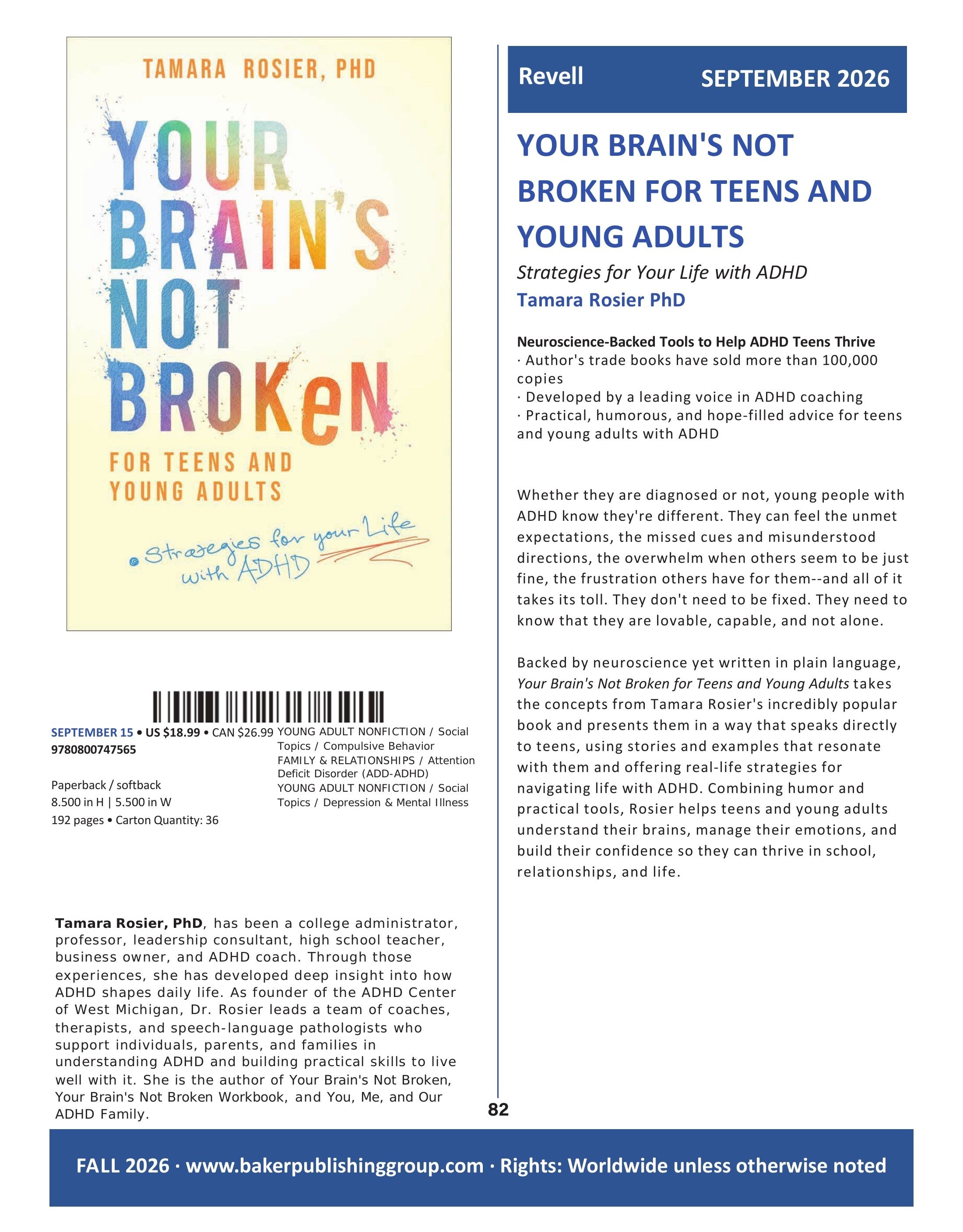 Baker Publishing Group Fall Nonfiction Catalog Weekly Ad August 1 - December 31, 2026