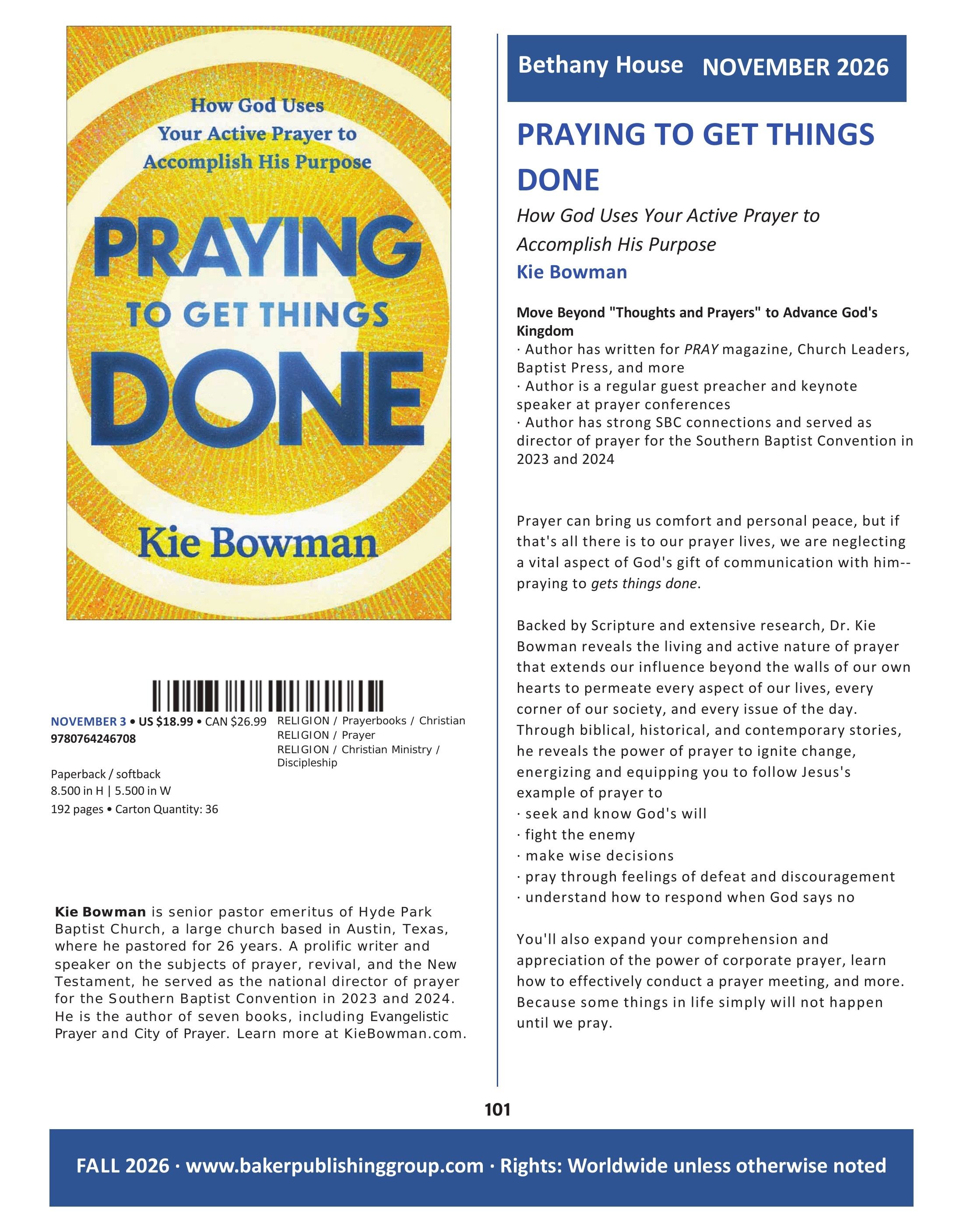 Baker Publishing Group Fall Nonfiction Catalog Weekly Ad August 1 - December 31, 2026