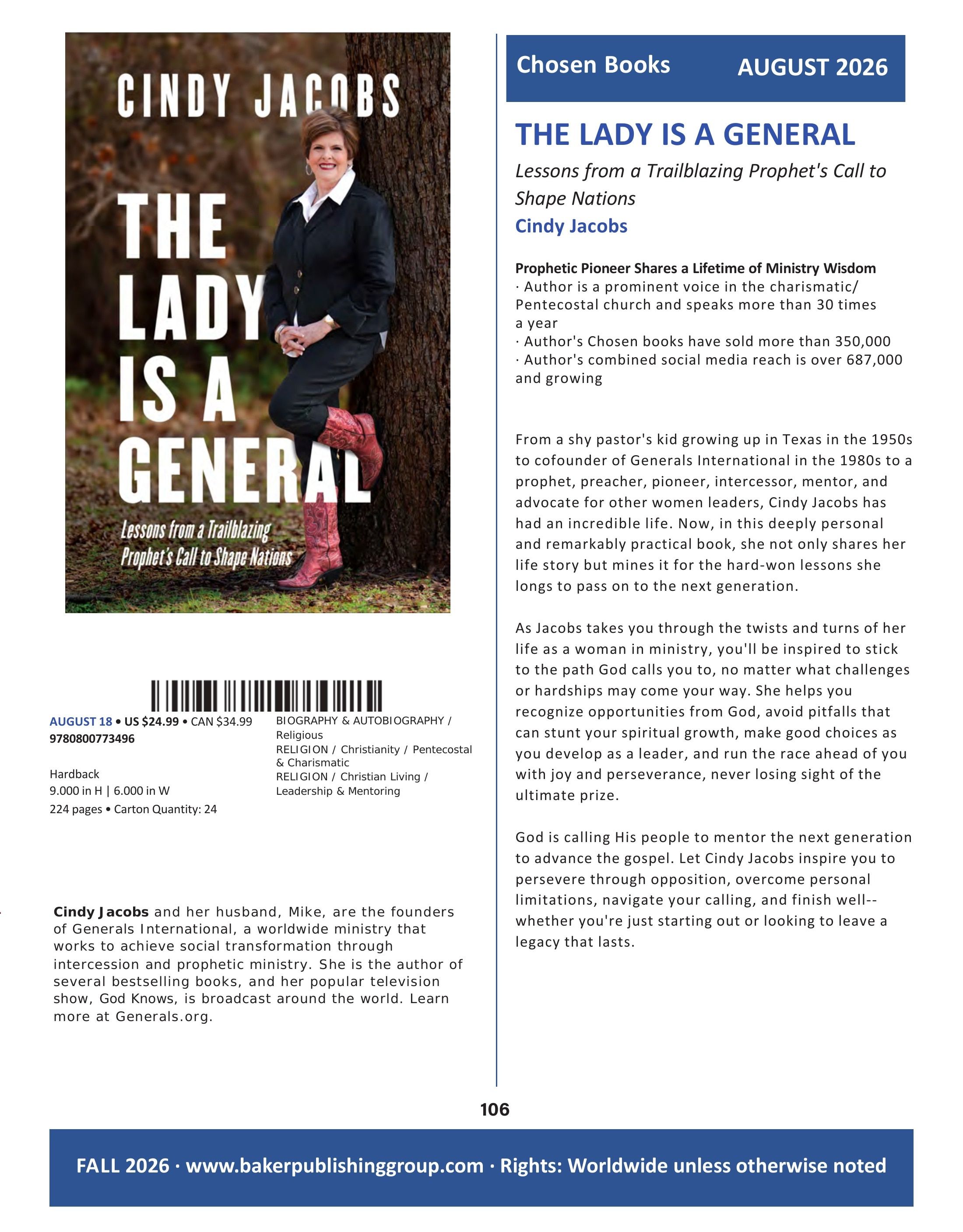 Baker Publishing Group Fall Nonfiction Catalog Weekly Ad August 1 - December 31, 2026