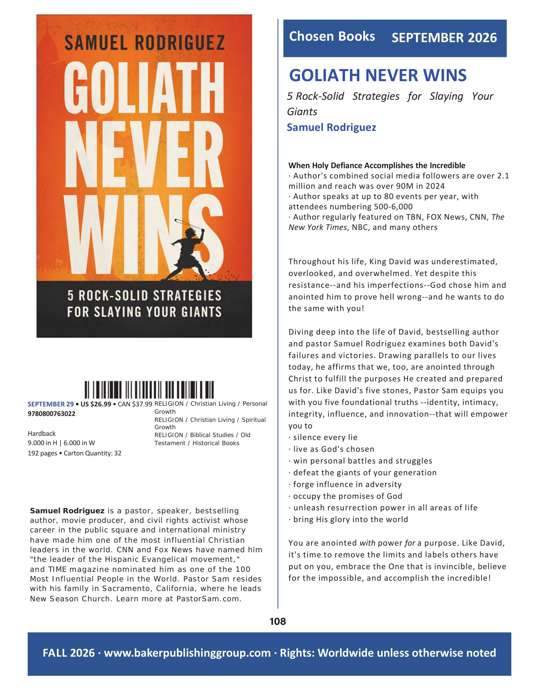 Baker Publishing Group Fall Nonfiction Catalog Weekly Ad August 1 - December 31, 2026