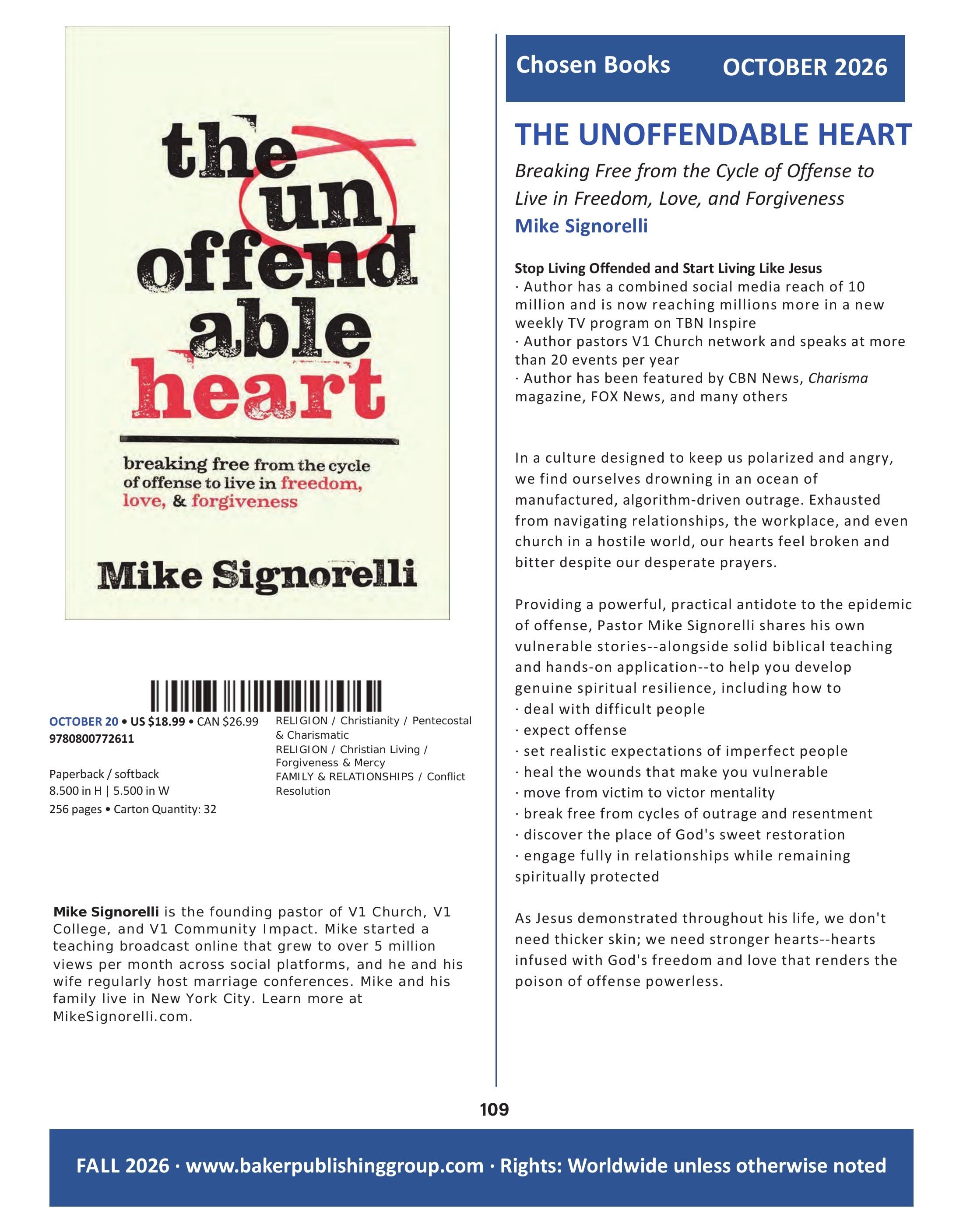 Baker Publishing Group Fall Nonfiction Catalog Weekly Ad August 1 - December 31, 2026