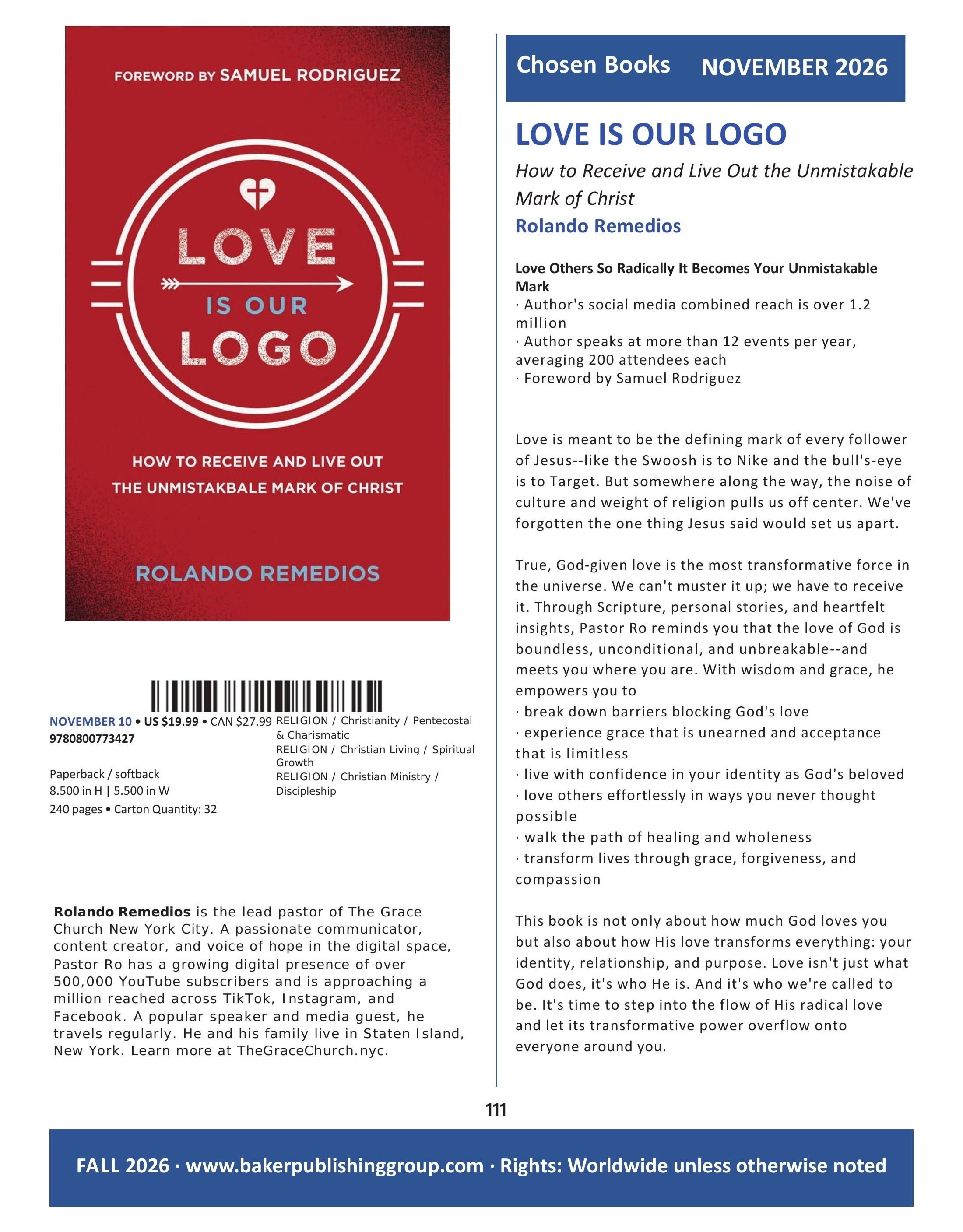 Baker Publishing Group Fall Nonfiction Catalog Weekly Ad August 1 - December 31, 2026