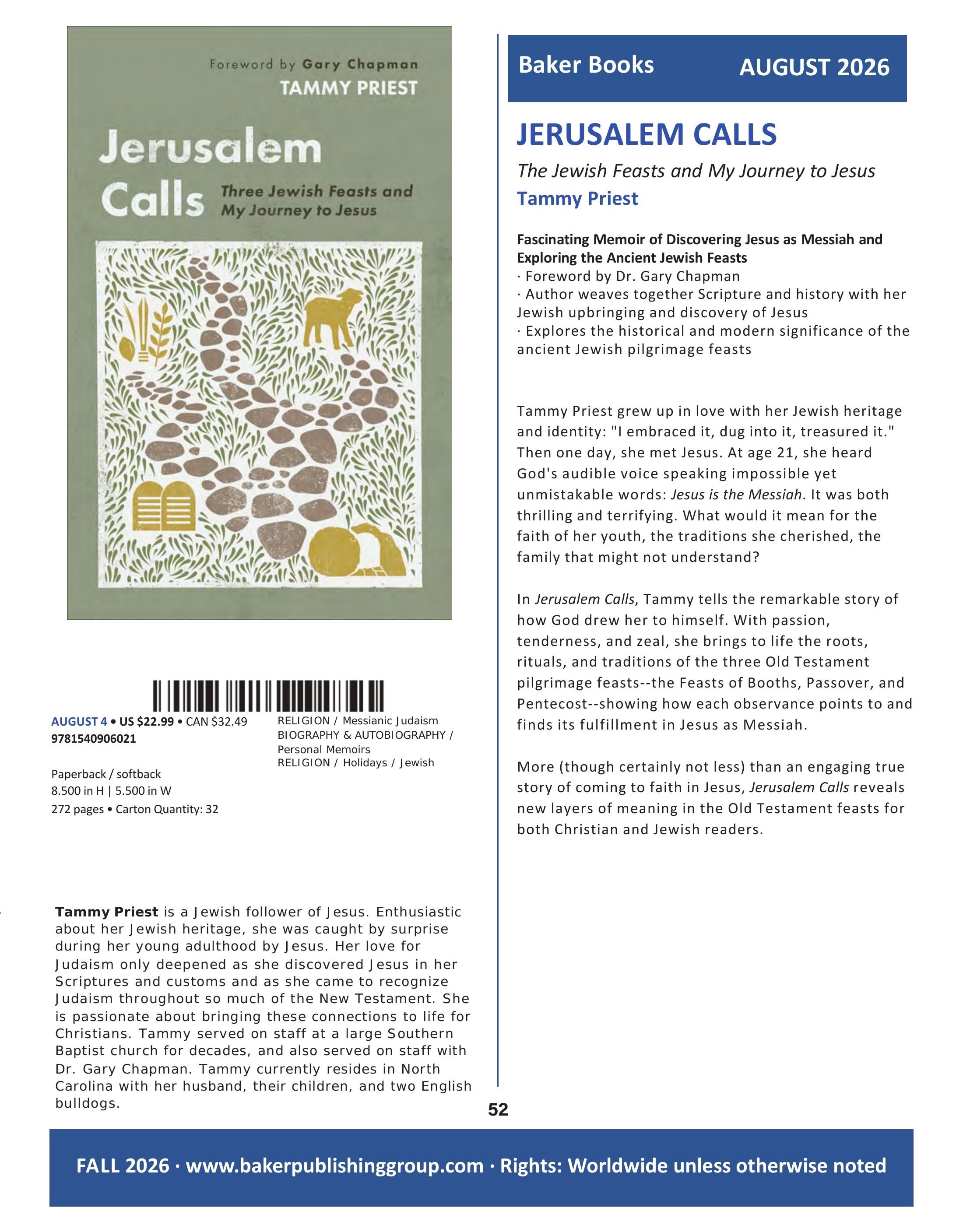 Baker Publishing Group Fall Nonfiction Catalog Weekly Ad August 1 - December 31, 2026