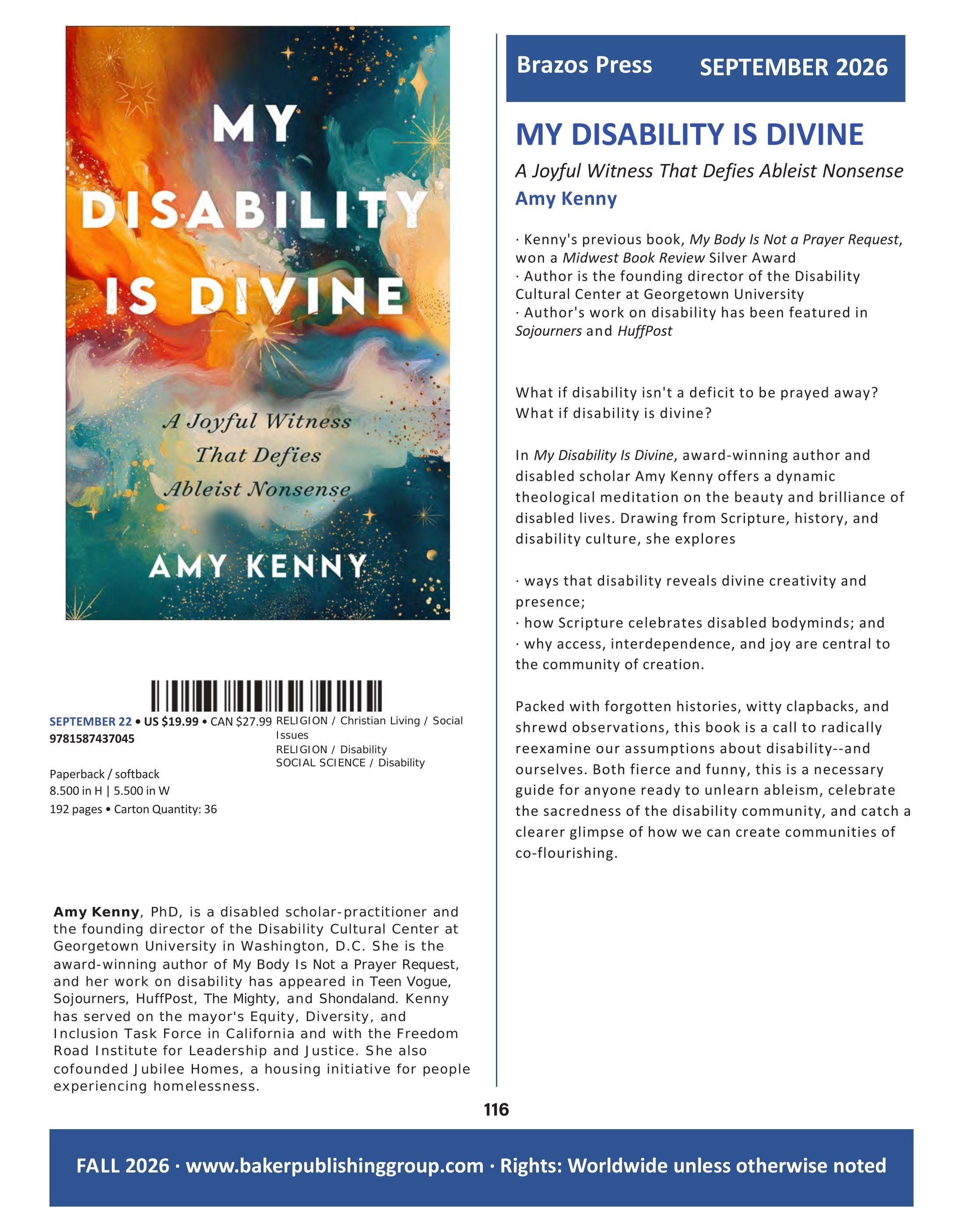 Baker Publishing Group Fall Nonfiction Catalog Weekly Ad August 1 - December 31, 2026