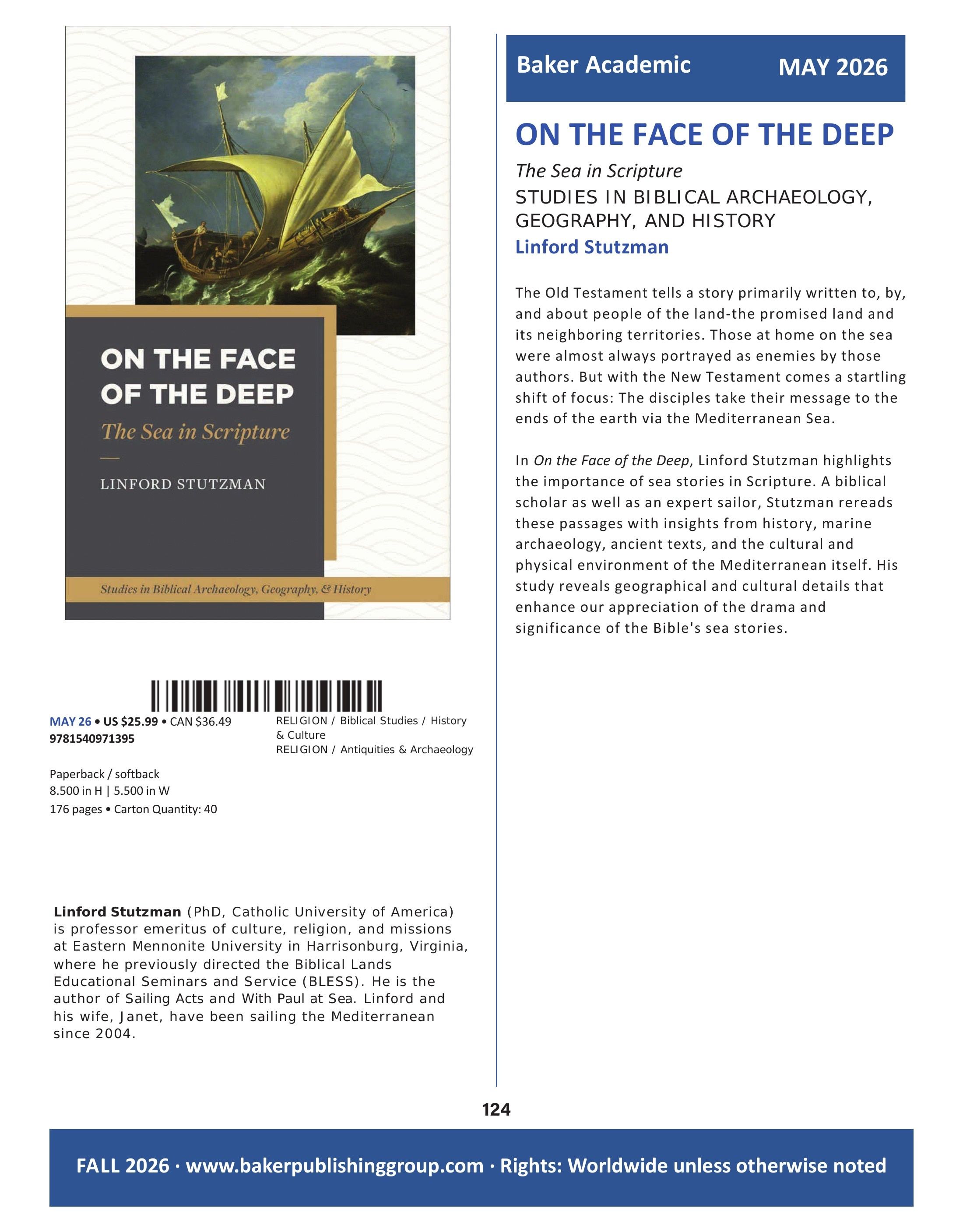 Baker Publishing Group Fall Nonfiction Catalog Weekly Ad August 1 - December 31, 2026
