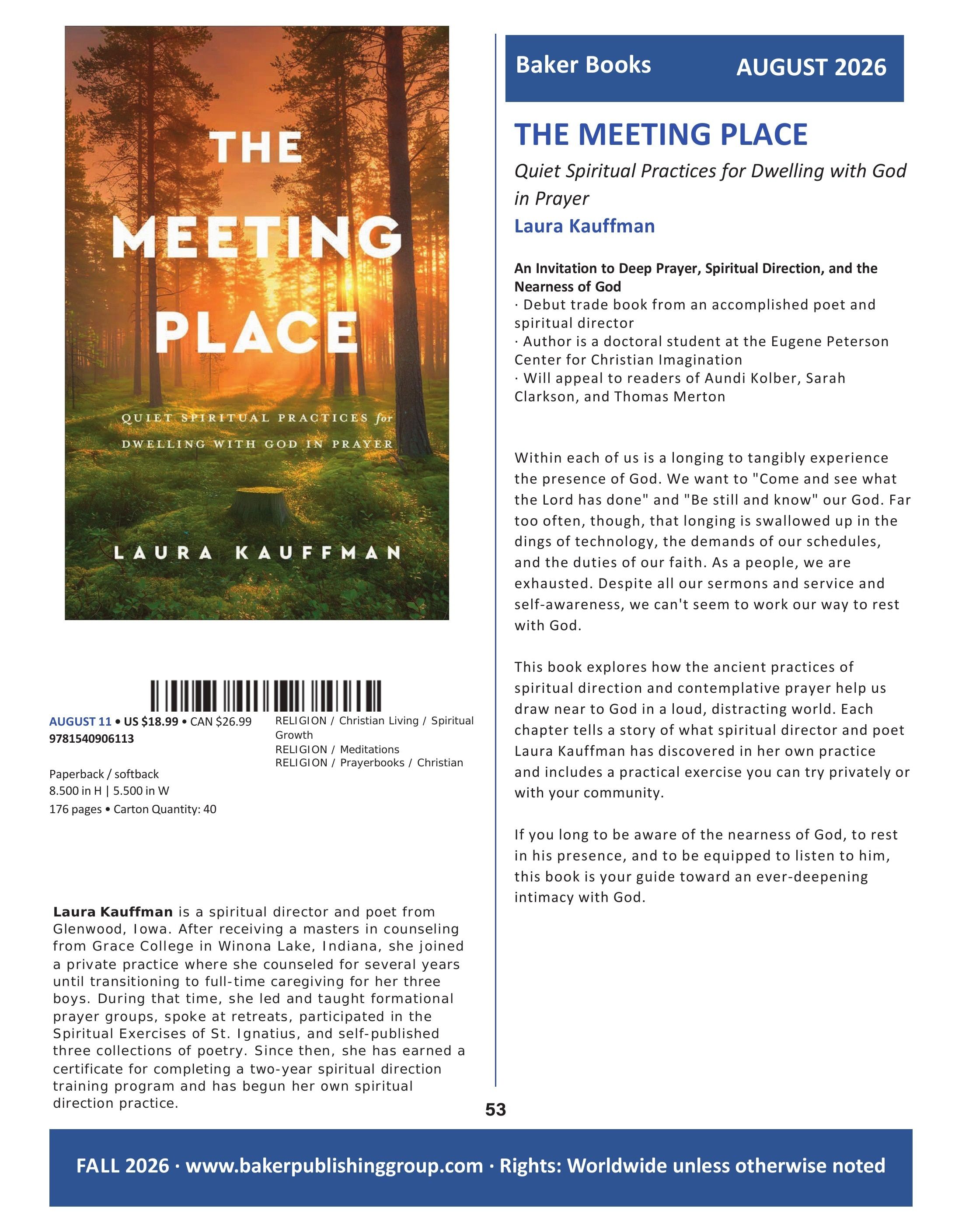 Baker Publishing Group Fall Nonfiction Catalog Weekly Ad August 1 - December 31, 2026