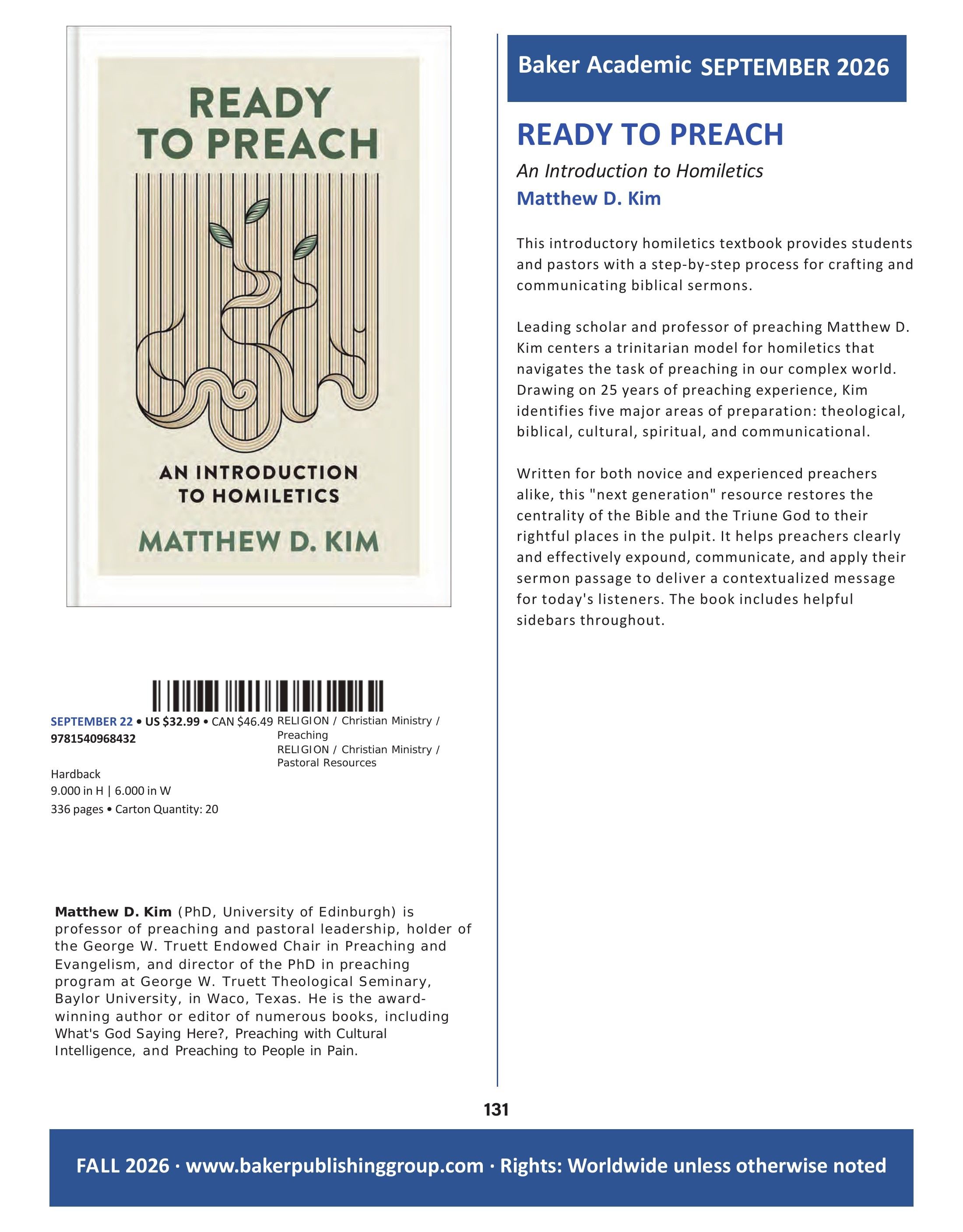 Baker Publishing Group Fall Nonfiction Catalog Weekly Ad August 1 - December 31, 2026