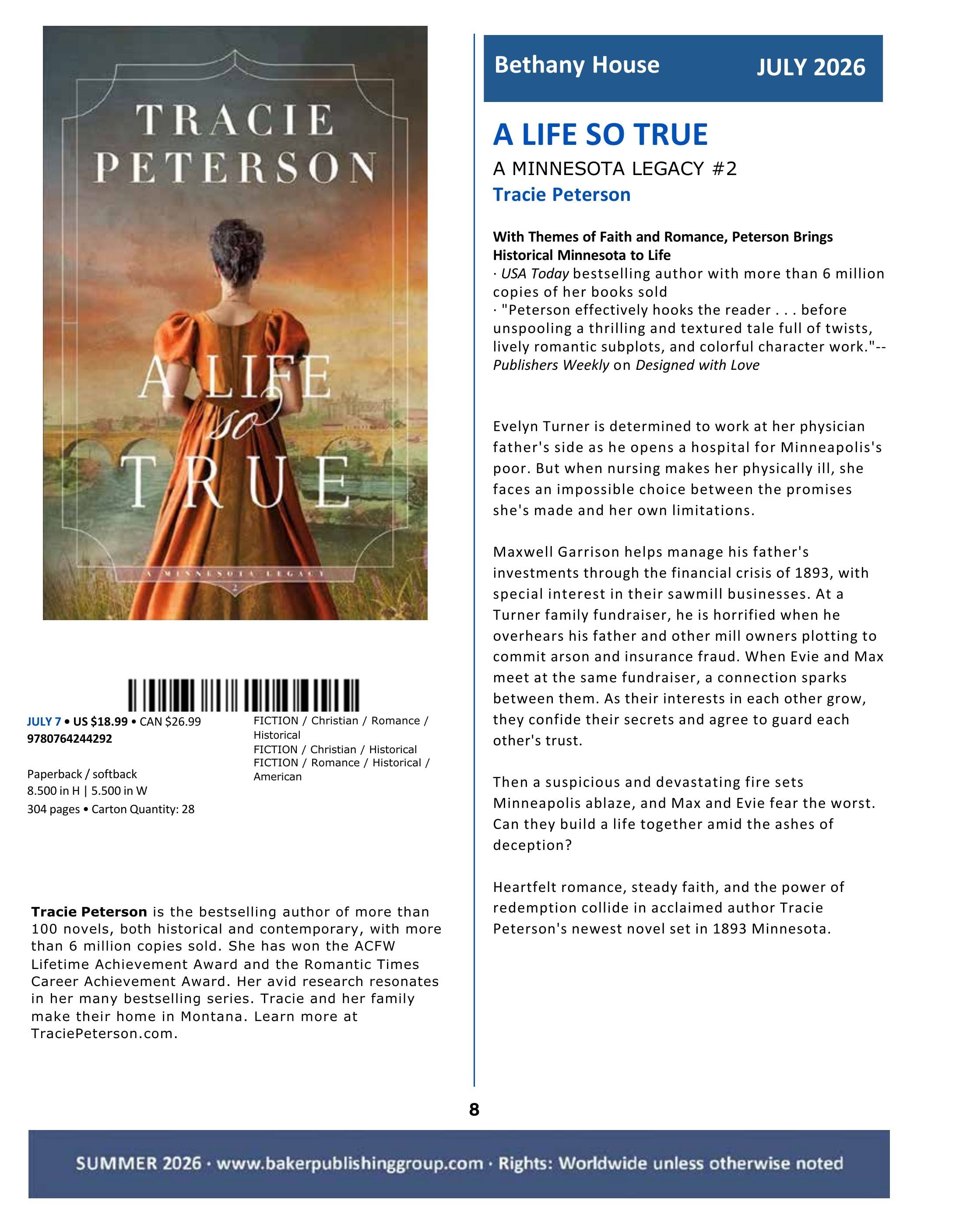 Baker Publishing Group Summer Fiction Catalog Weekly Ad May 1 - August 31, 2026