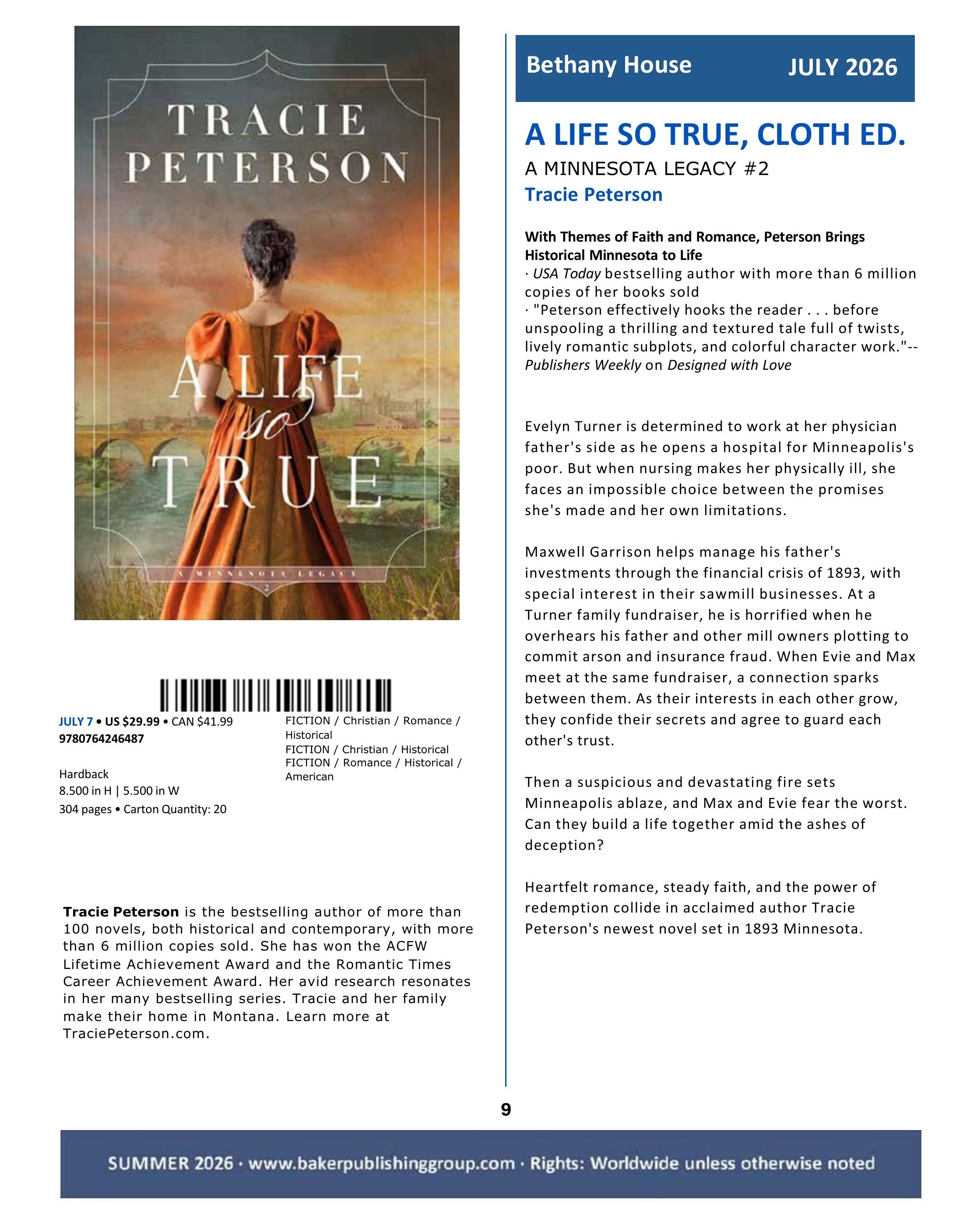 Baker Publishing Group Summer Fiction Catalog Weekly Ad May 1 - August 31, 2026