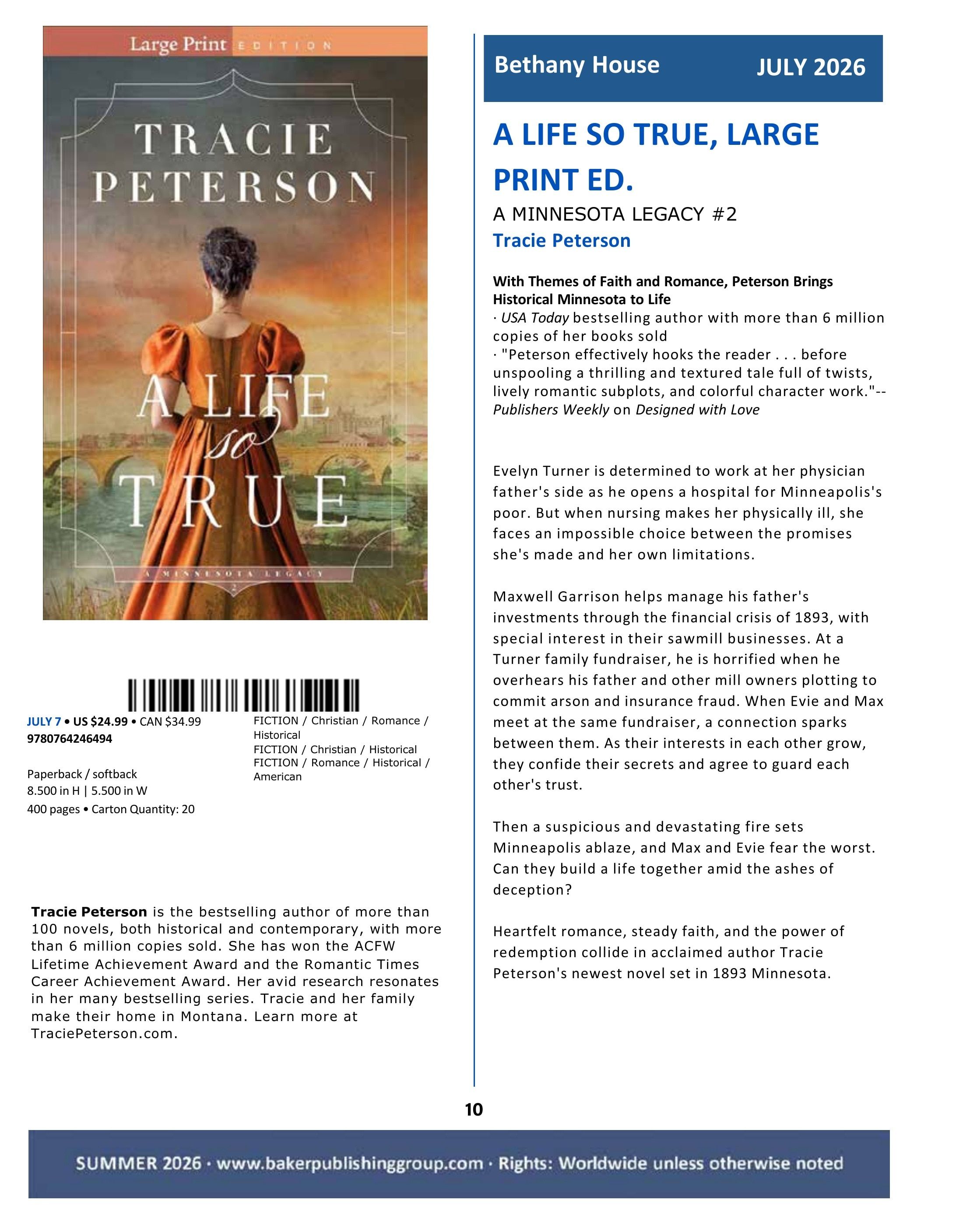 Baker Publishing Group Summer Fiction Catalog Weekly Ad May 1 - August 31, 2026