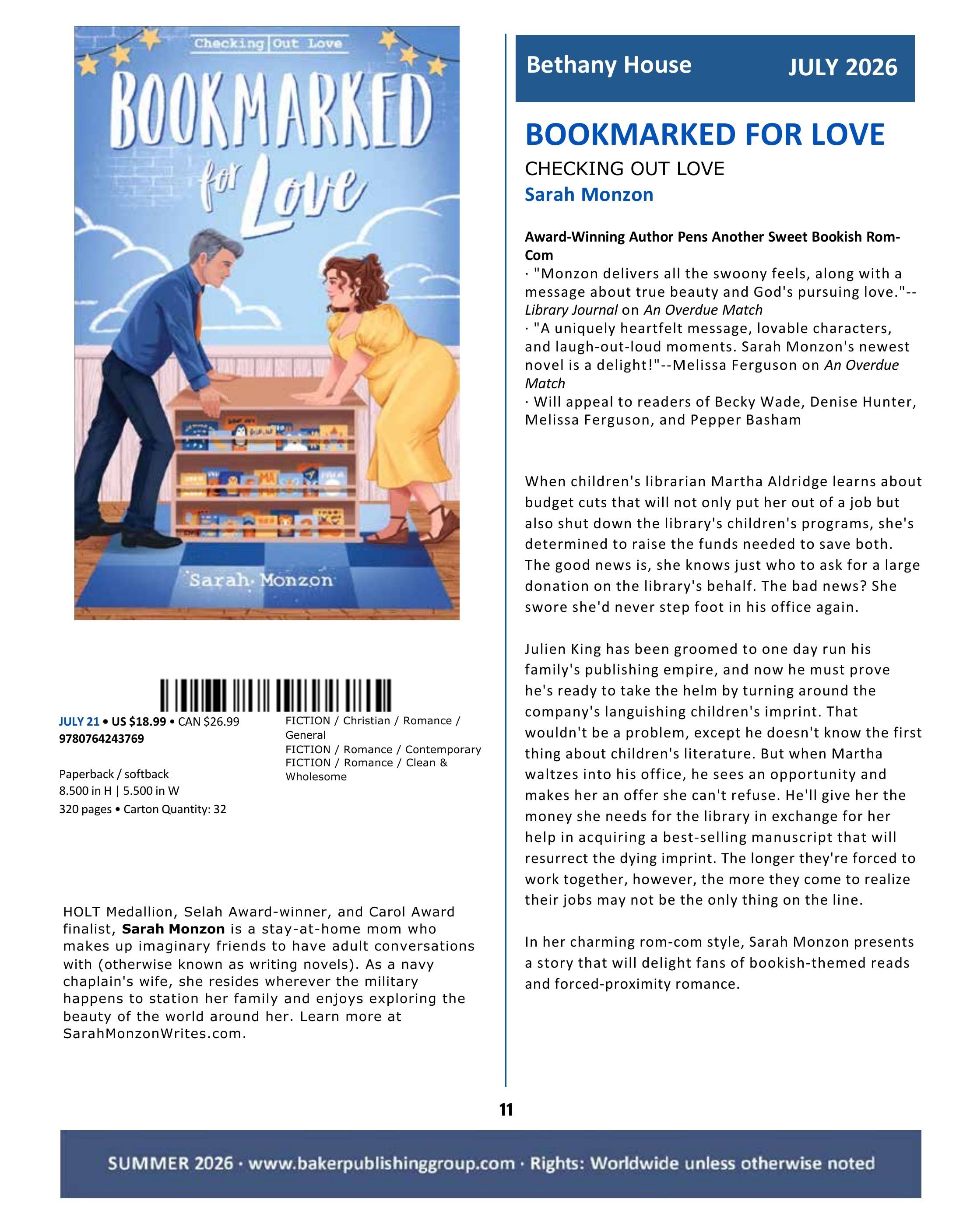 Baker Publishing Group Summer Fiction Catalog Weekly Ad May 1 - August 31, 2026