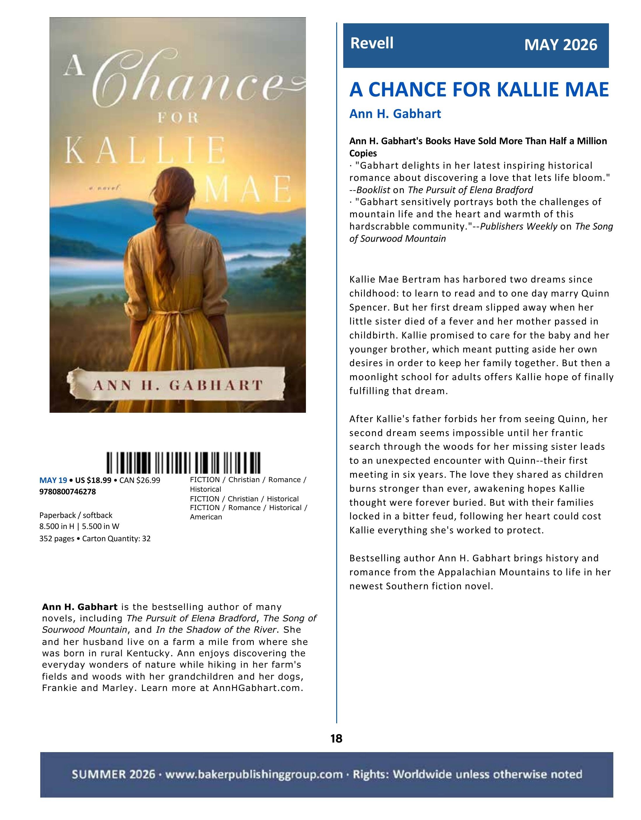 Baker Publishing Group Summer Fiction Catalog Weekly Ad May 1 - August 31, 2026