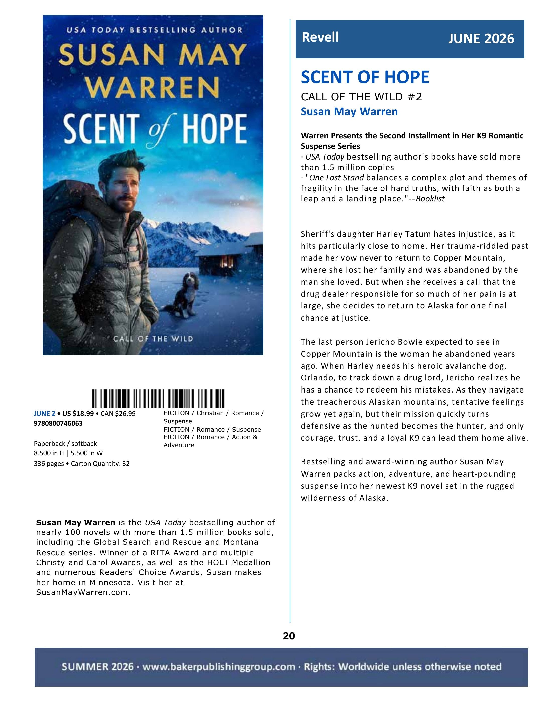 Baker Publishing Group Summer Fiction Catalog Weekly Ad May 1 - August 31, 2026