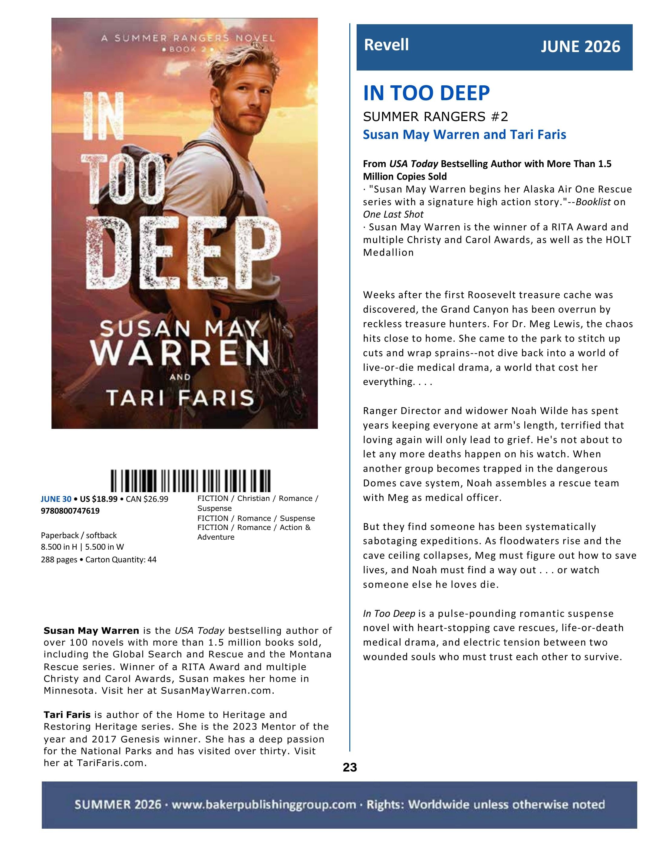 Baker Publishing Group Summer Fiction Catalog Weekly Ad May 1 - August 31, 2026