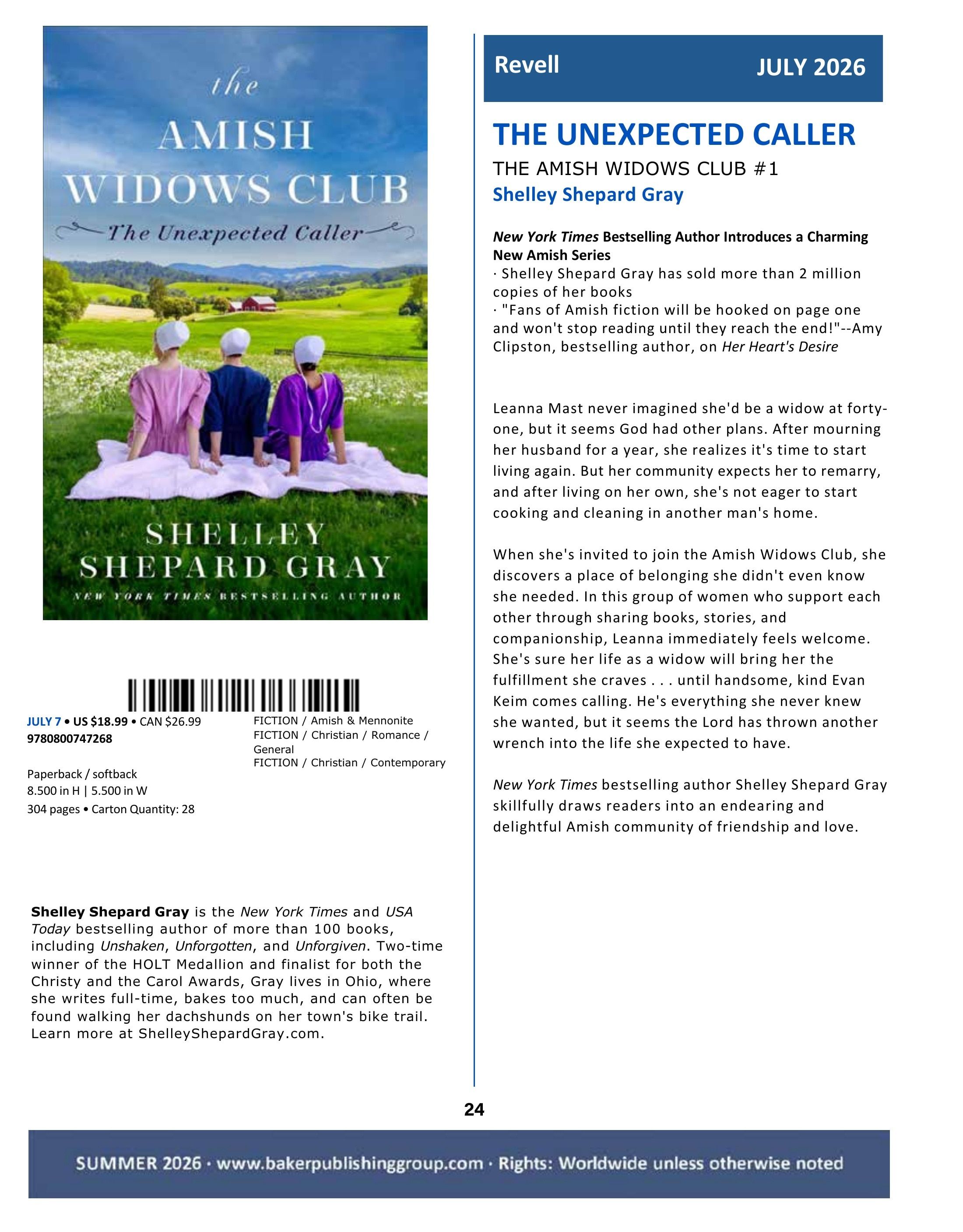 Baker Publishing Group Summer Fiction Catalog Weekly Ad May 1 - August 31, 2026