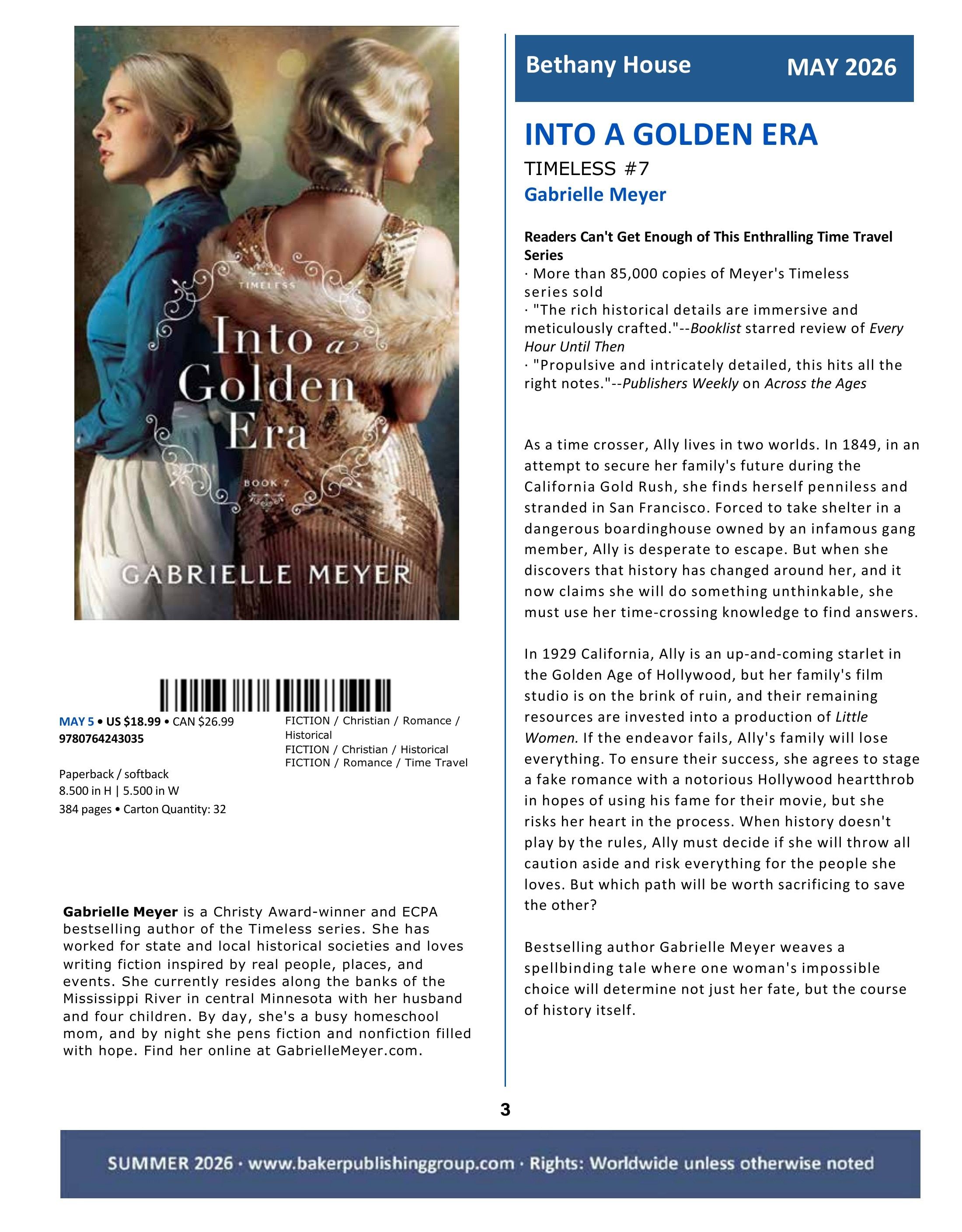 Baker Publishing Group Summer Fiction Catalog Weekly Ad May 1 - August 31, 2026
