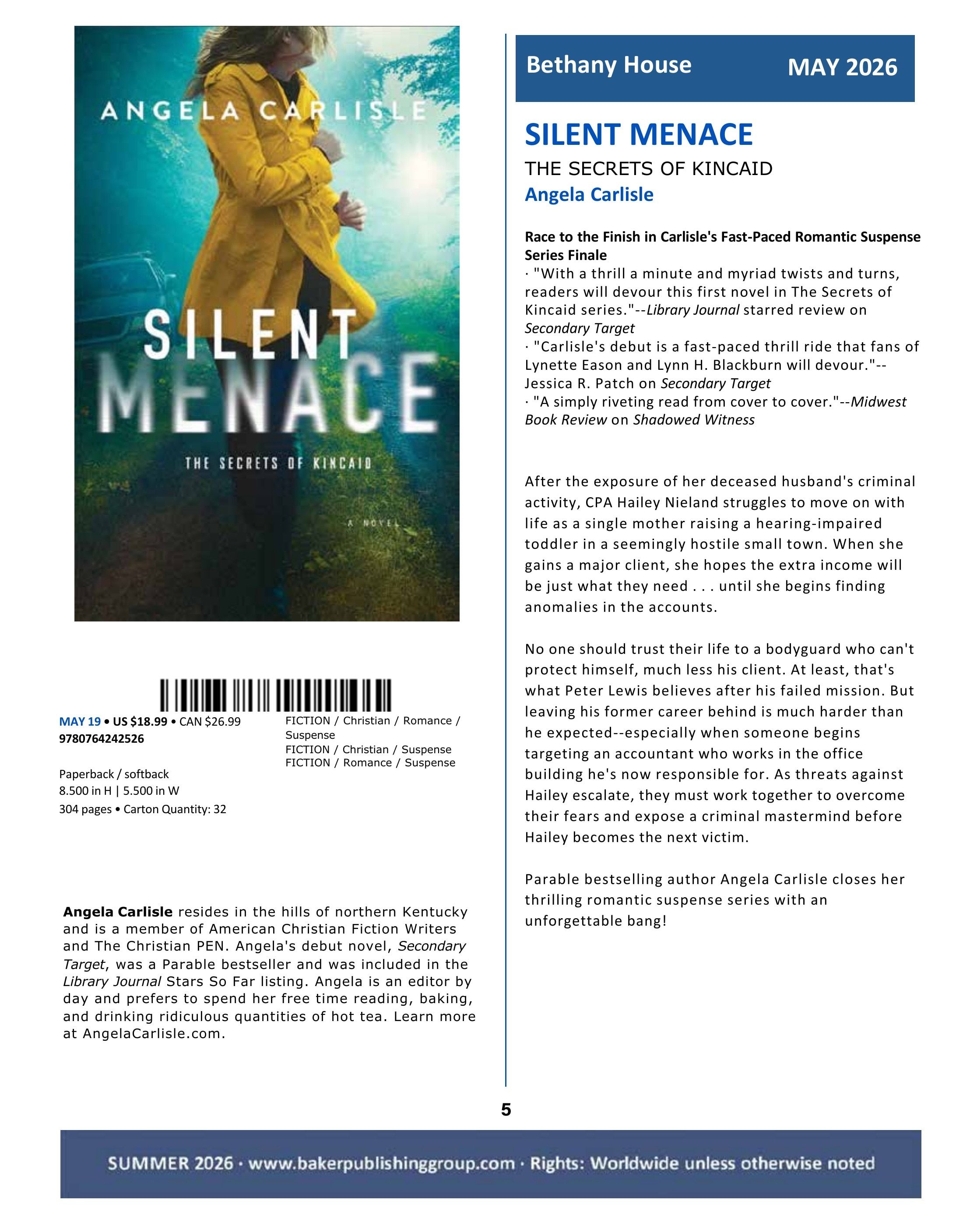 Baker Publishing Group Summer Fiction Catalog Weekly Ad May 1 - August 31, 2026