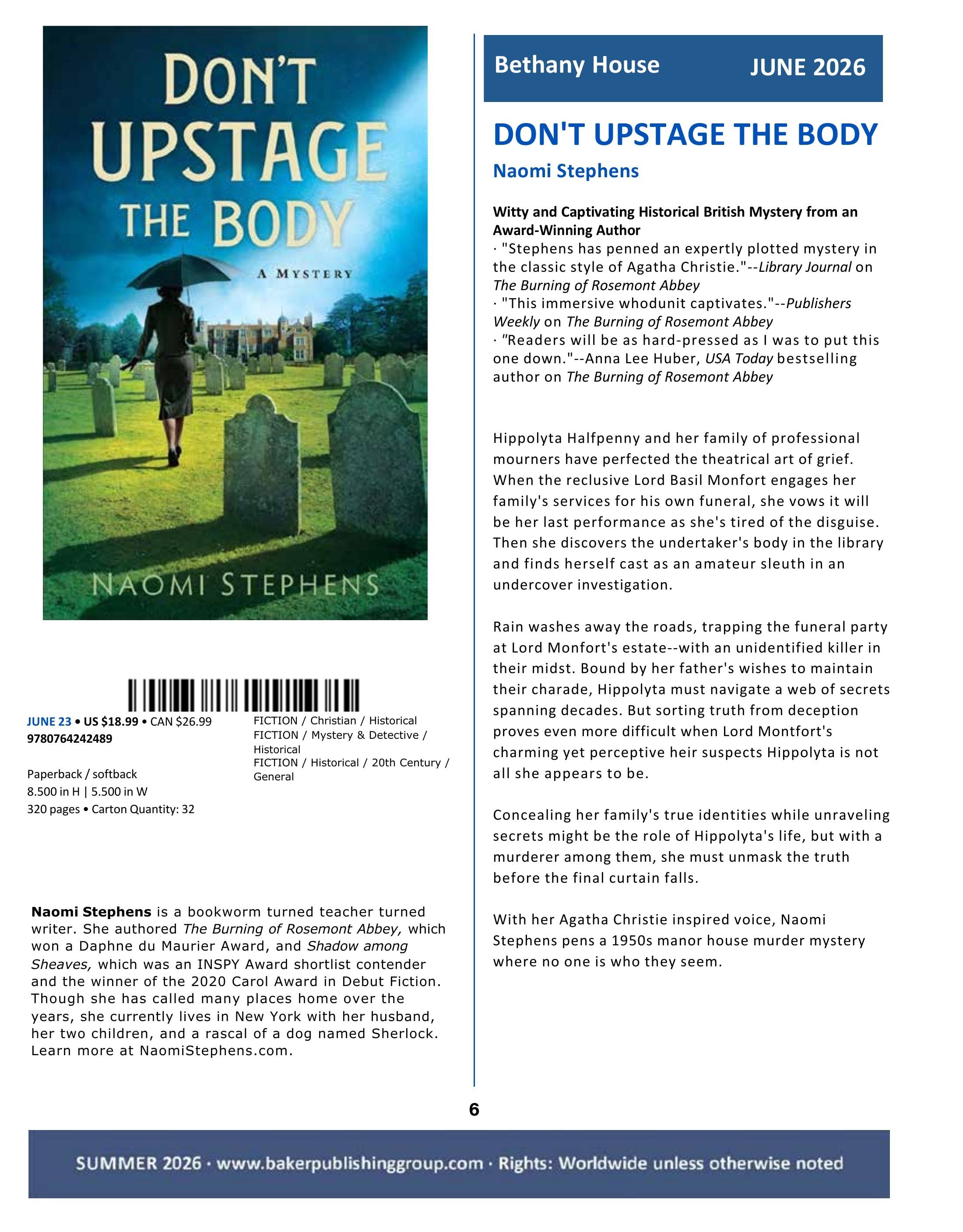 Baker Publishing Group Summer Fiction Catalog Weekly Ad May 1 - August 31, 2026