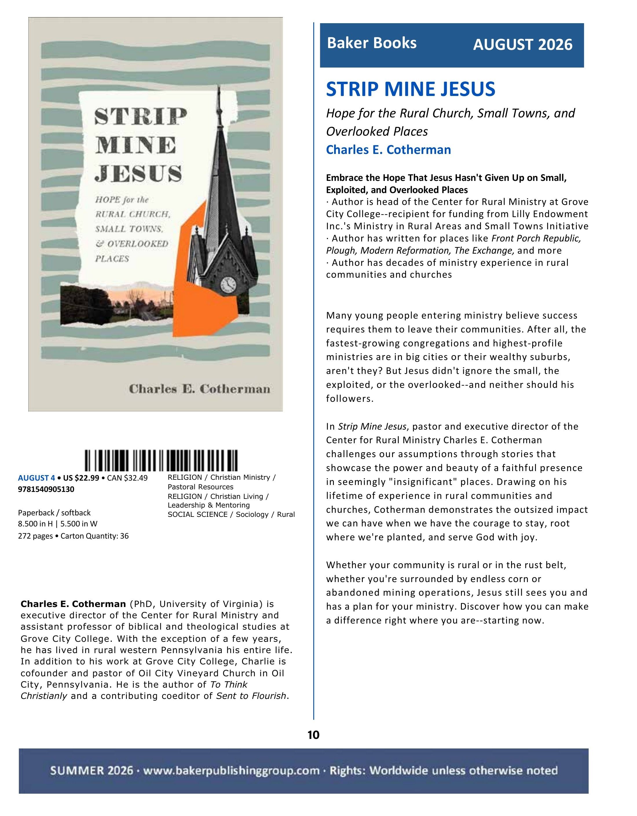 Baker Publishing Group Summer Nonfiction Catalog Weekly Ad May 1 - August 31, 2026