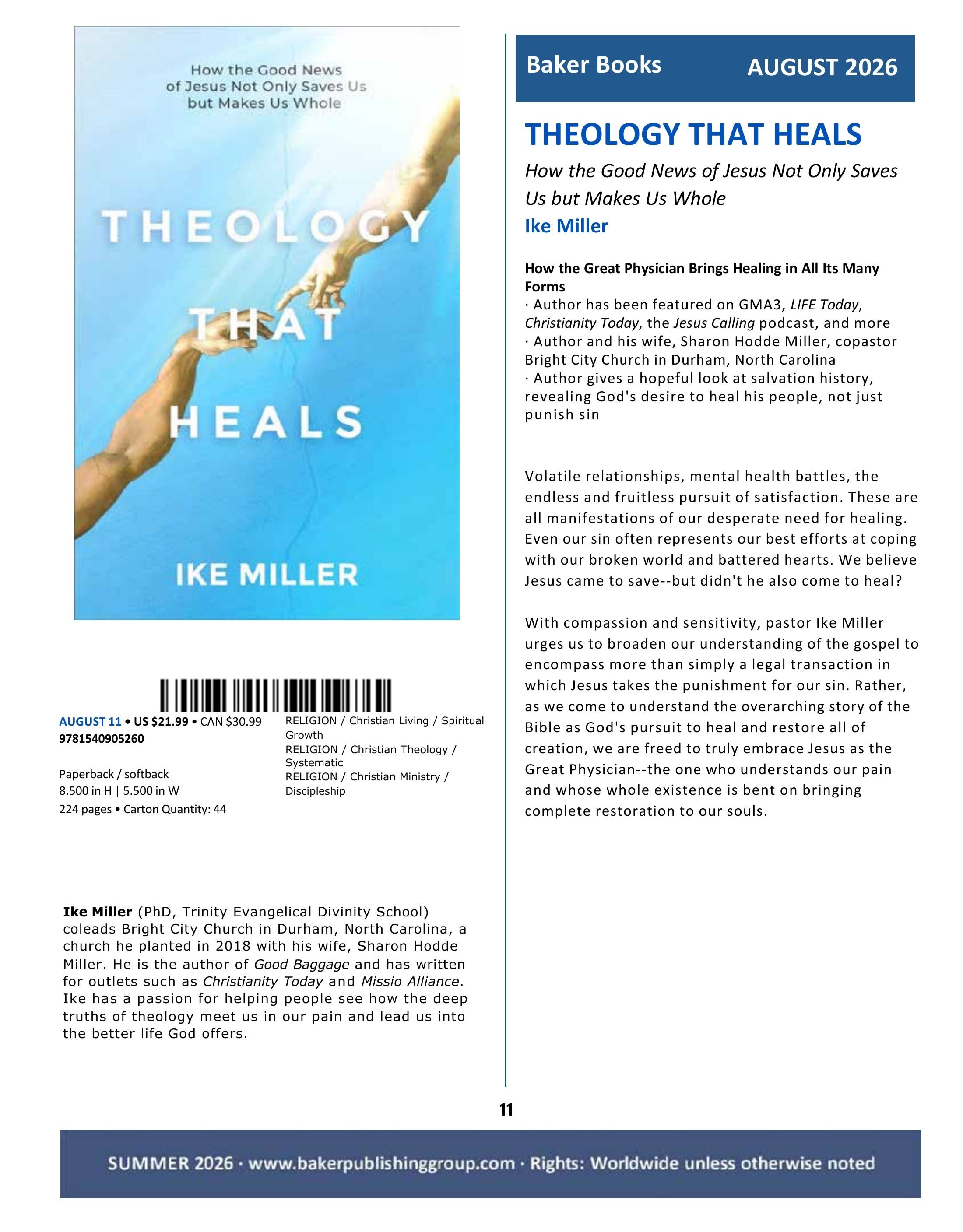 Baker Publishing Group Summer Nonfiction Catalog Weekly Ad May 1 - August 31, 2026