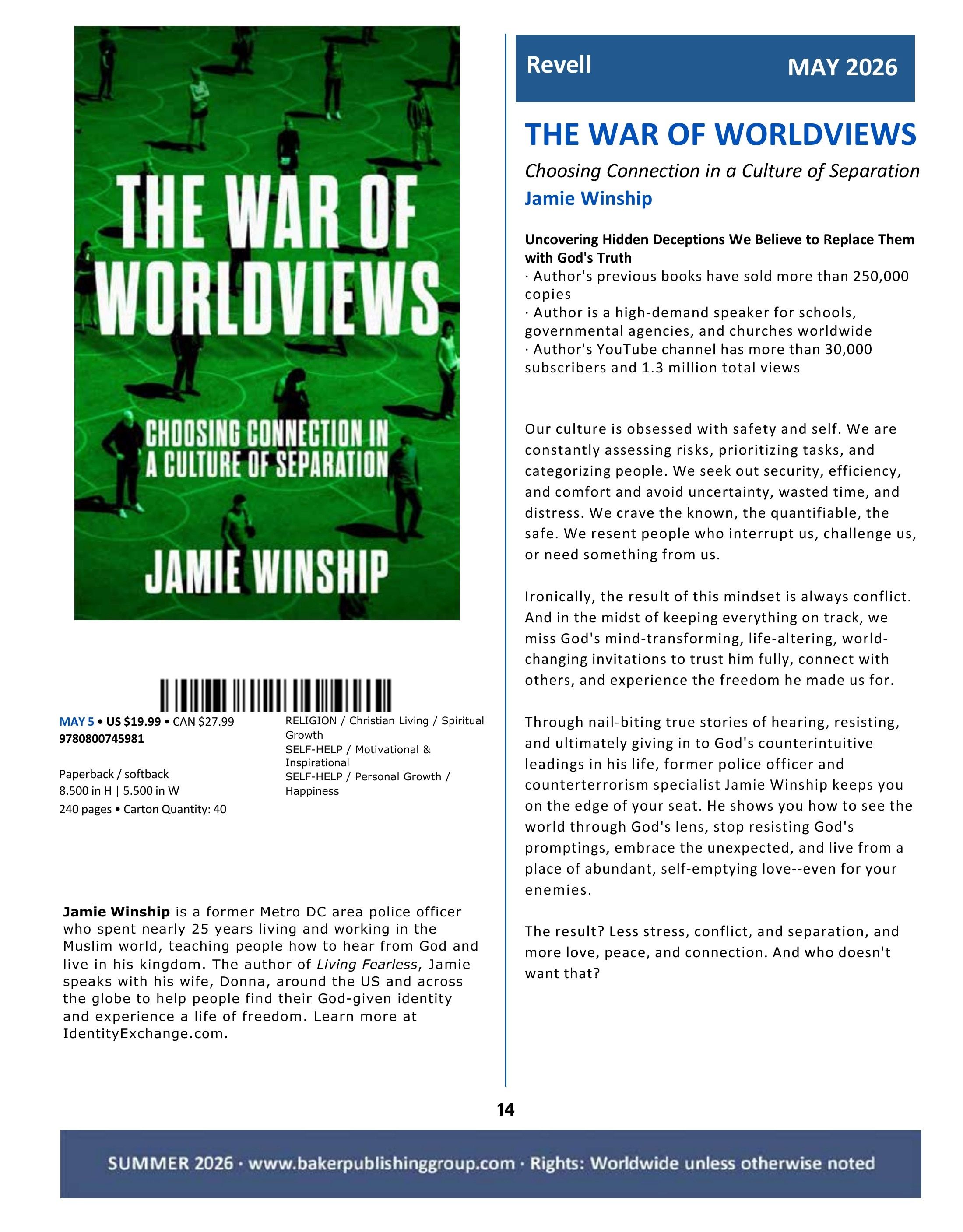 Baker Publishing Group Summer Nonfiction Catalog Weekly Ad May 1 - August 31, 2026