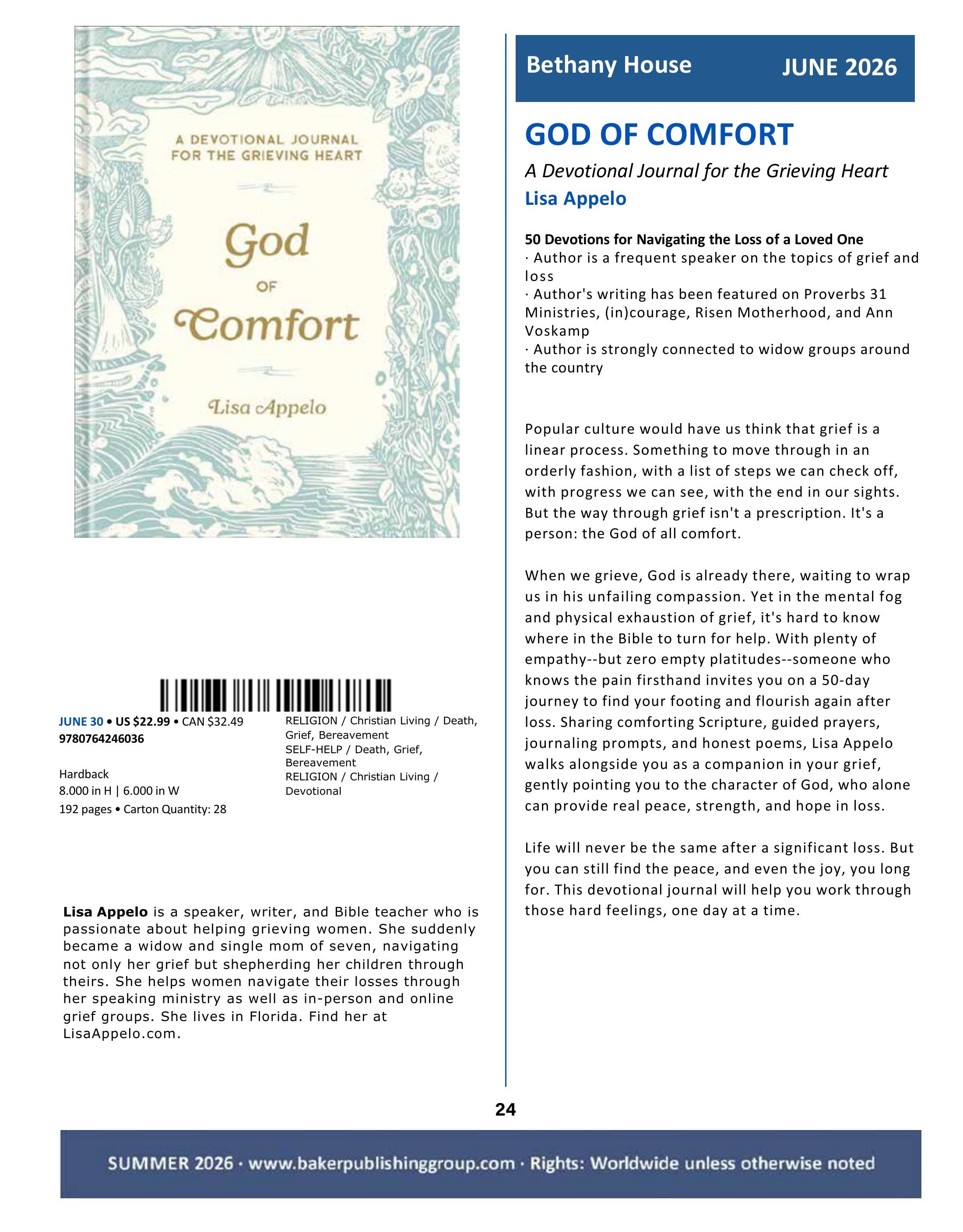 Baker Publishing Group Summer Nonfiction Catalog Weekly Ad May 1 - August 31, 2026