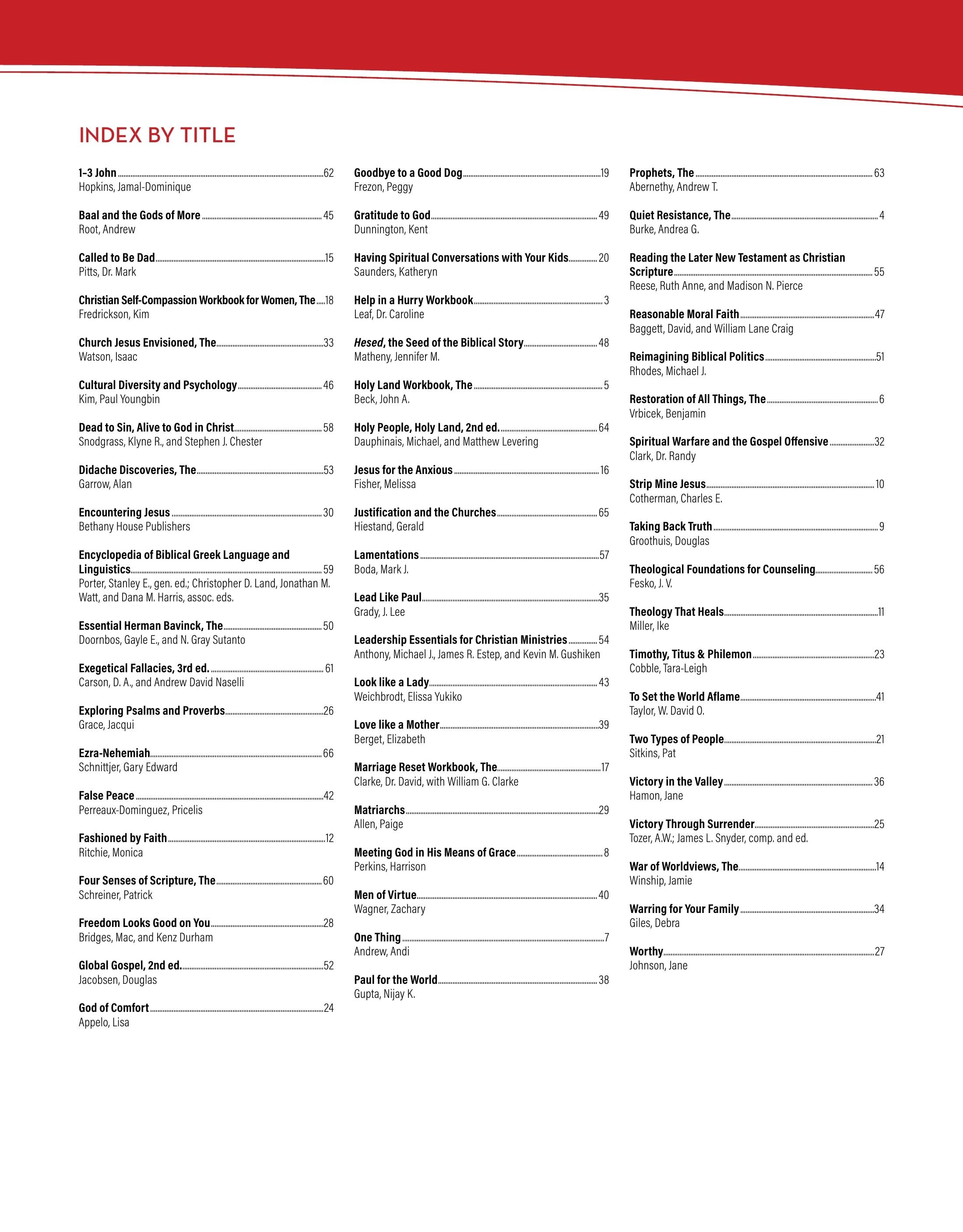 Baker Publishing Group Summer Nonfiction Catalog Weekly Ad May 1 - August 31, 2026