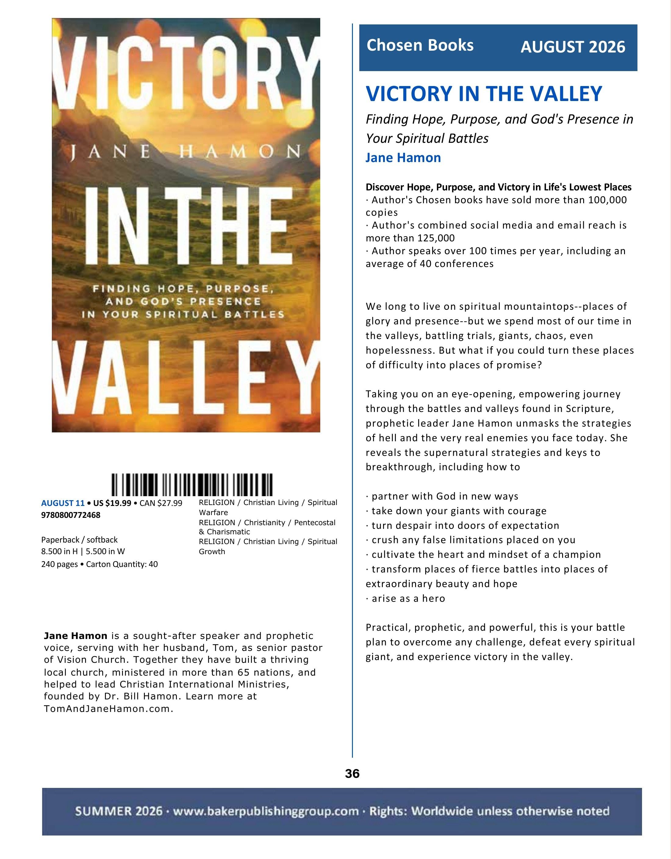 Baker Publishing Group Summer Nonfiction Catalog Weekly Ad May 1 - August 31, 2026
