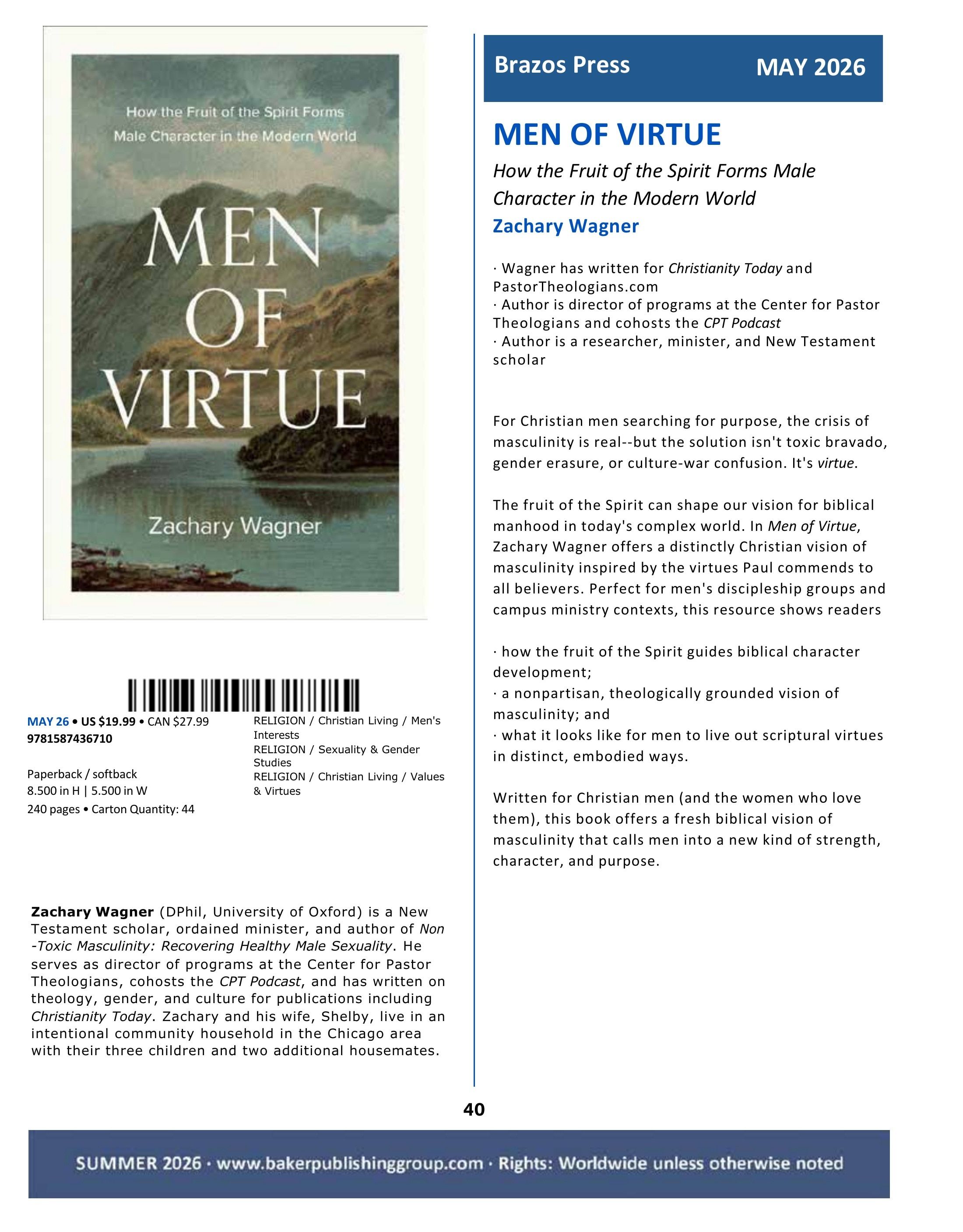 Baker Publishing Group Summer Nonfiction Catalog Weekly Ad May 1 - August 31, 2026
