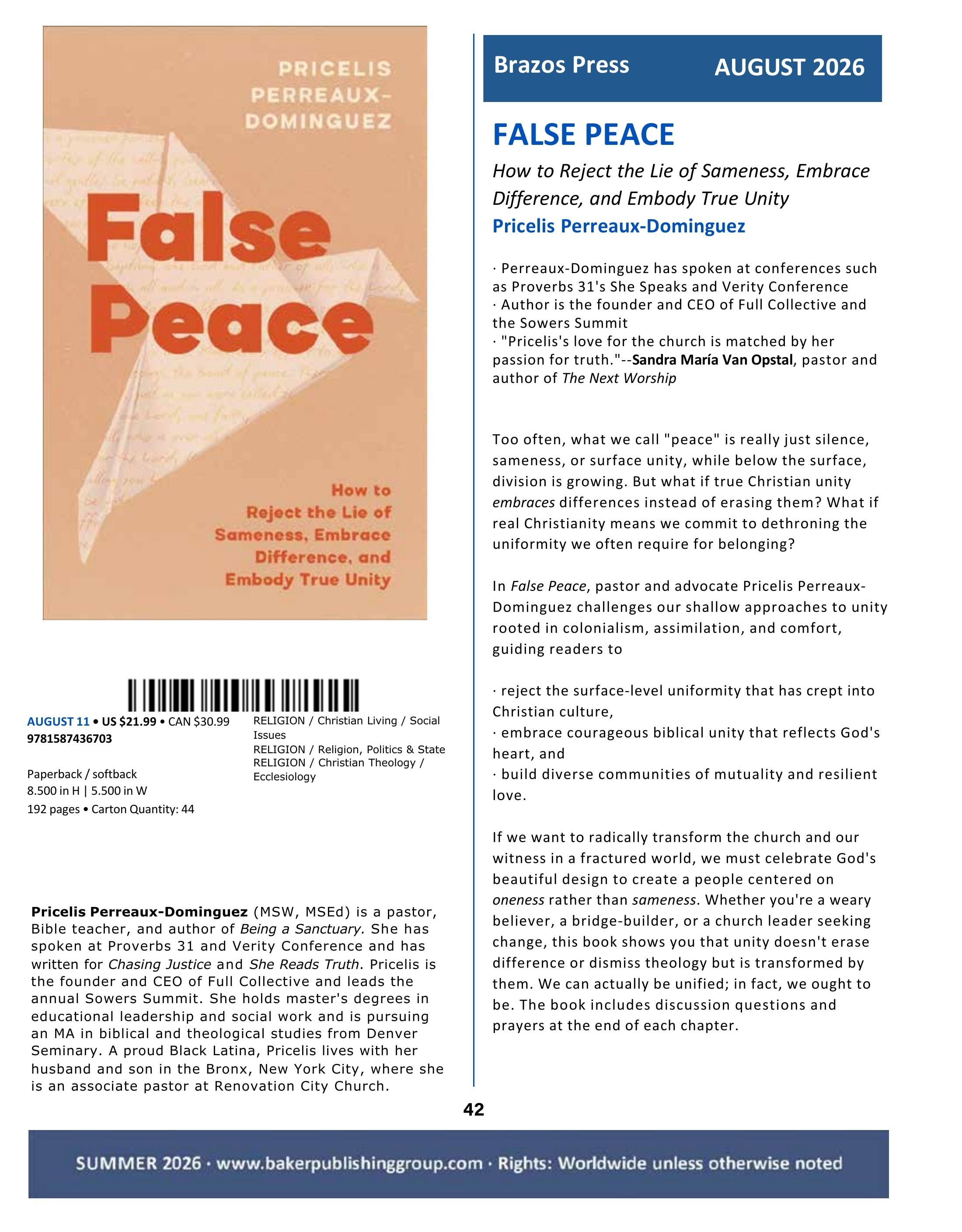 Baker Publishing Group Summer Nonfiction Catalog Weekly Ad May 1 - August 31, 2026