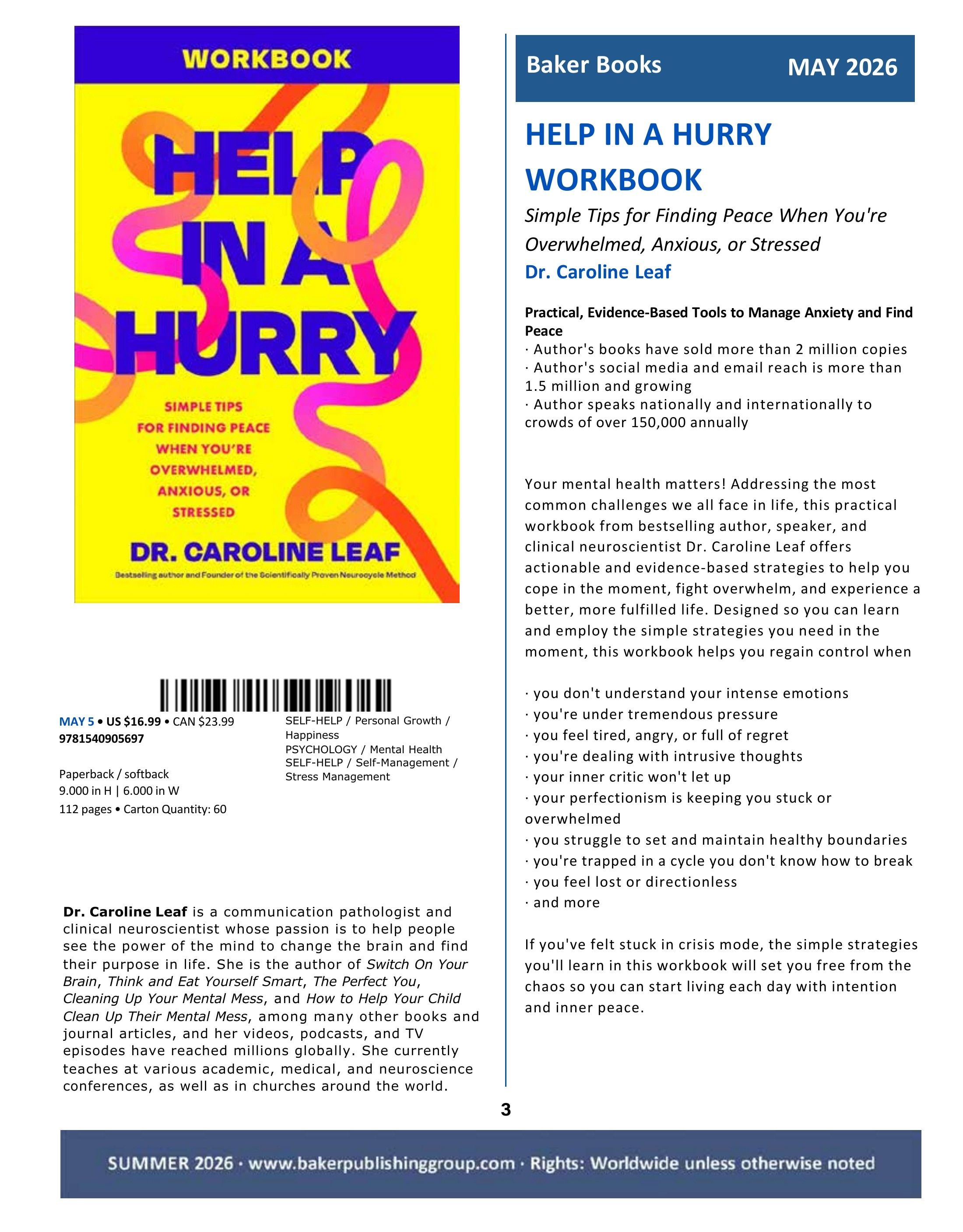 Baker Publishing Group Summer Nonfiction Catalog Weekly Ad May 1 - August 31, 2026