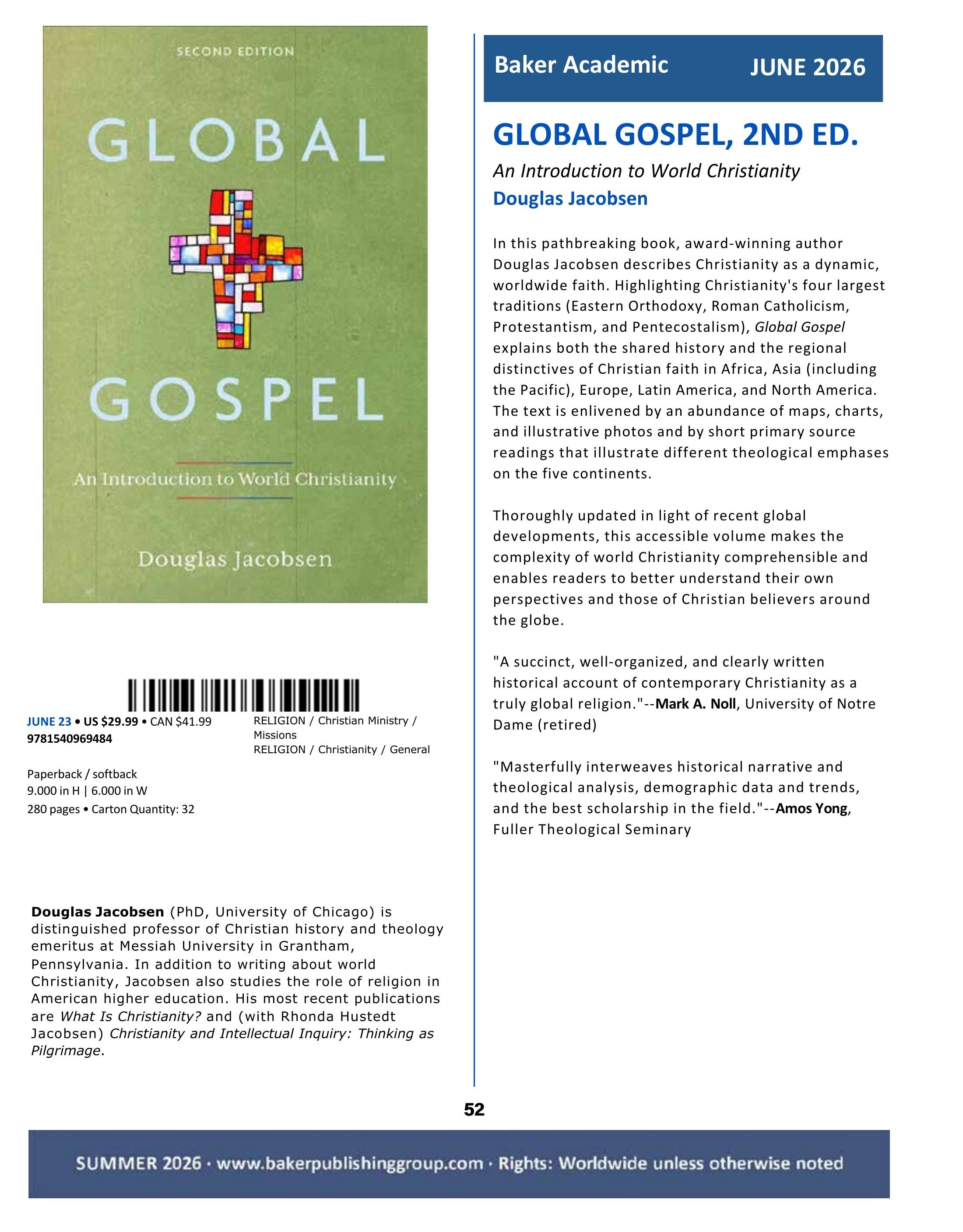 Baker Publishing Group Summer Nonfiction Catalog Weekly Ad May 1 - August 31, 2026