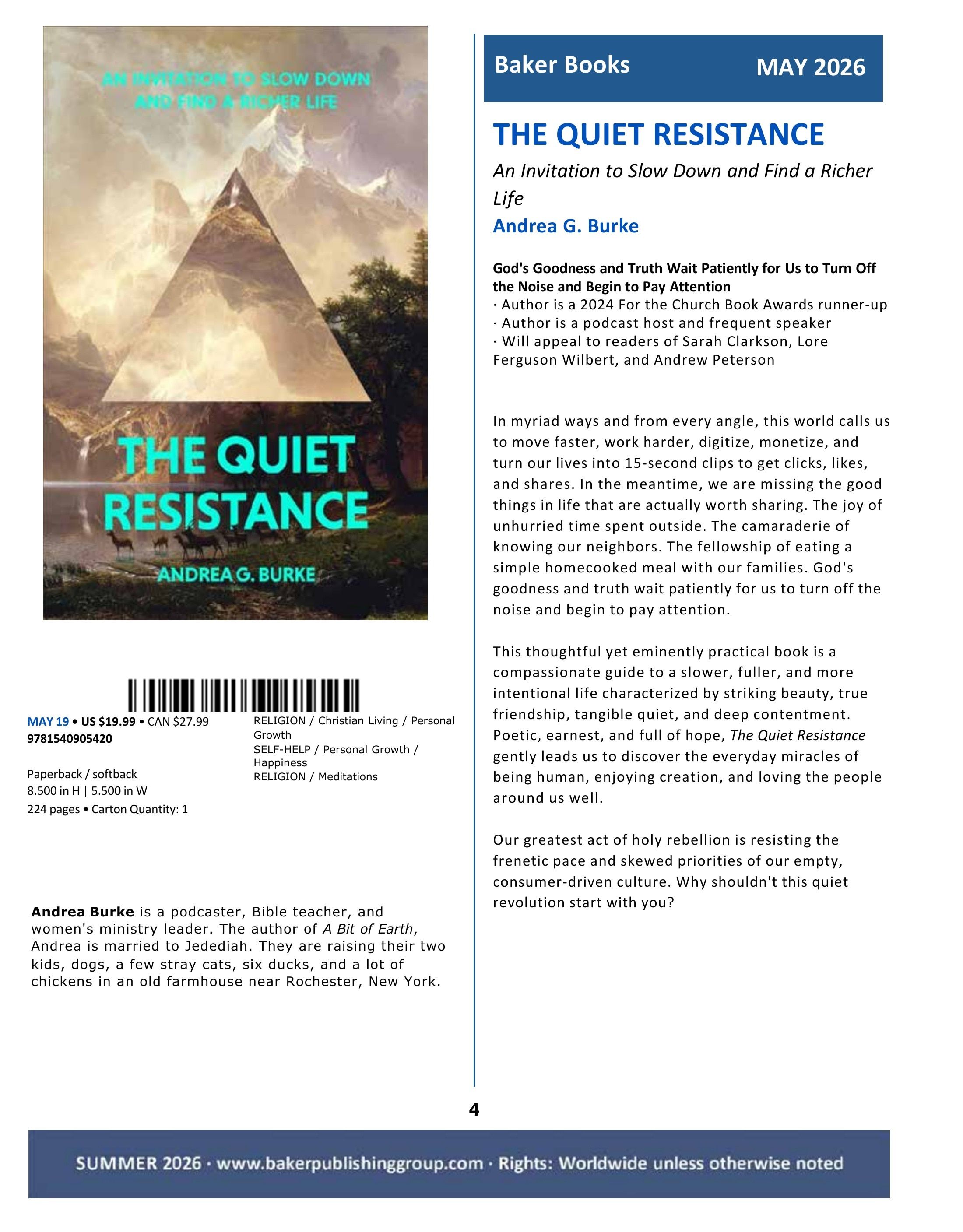 Baker Publishing Group Summer Nonfiction Catalog Weekly Ad May 1 - August 31, 2026
