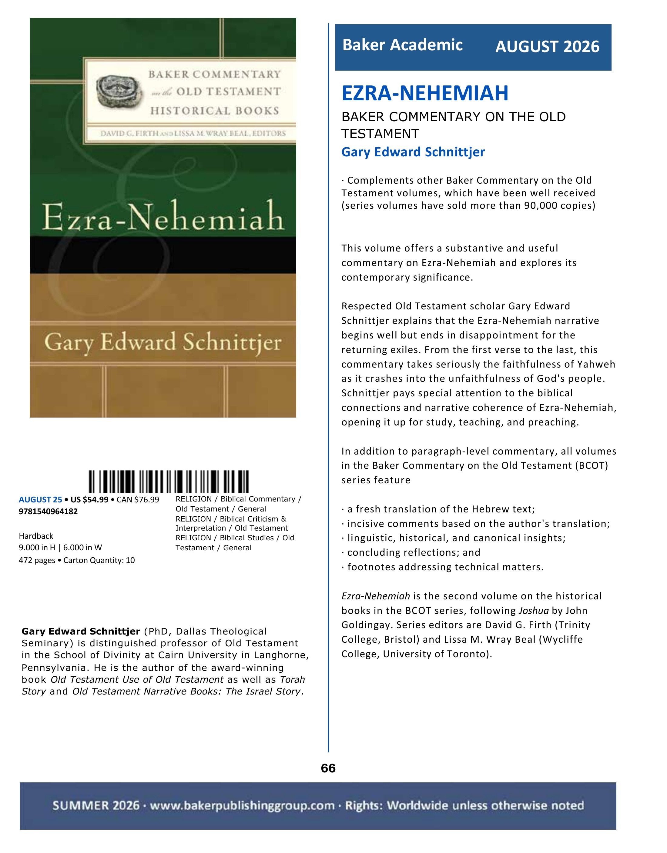 Baker Publishing Group Summer Nonfiction Catalog Weekly Ad May 1 - August 31, 2026